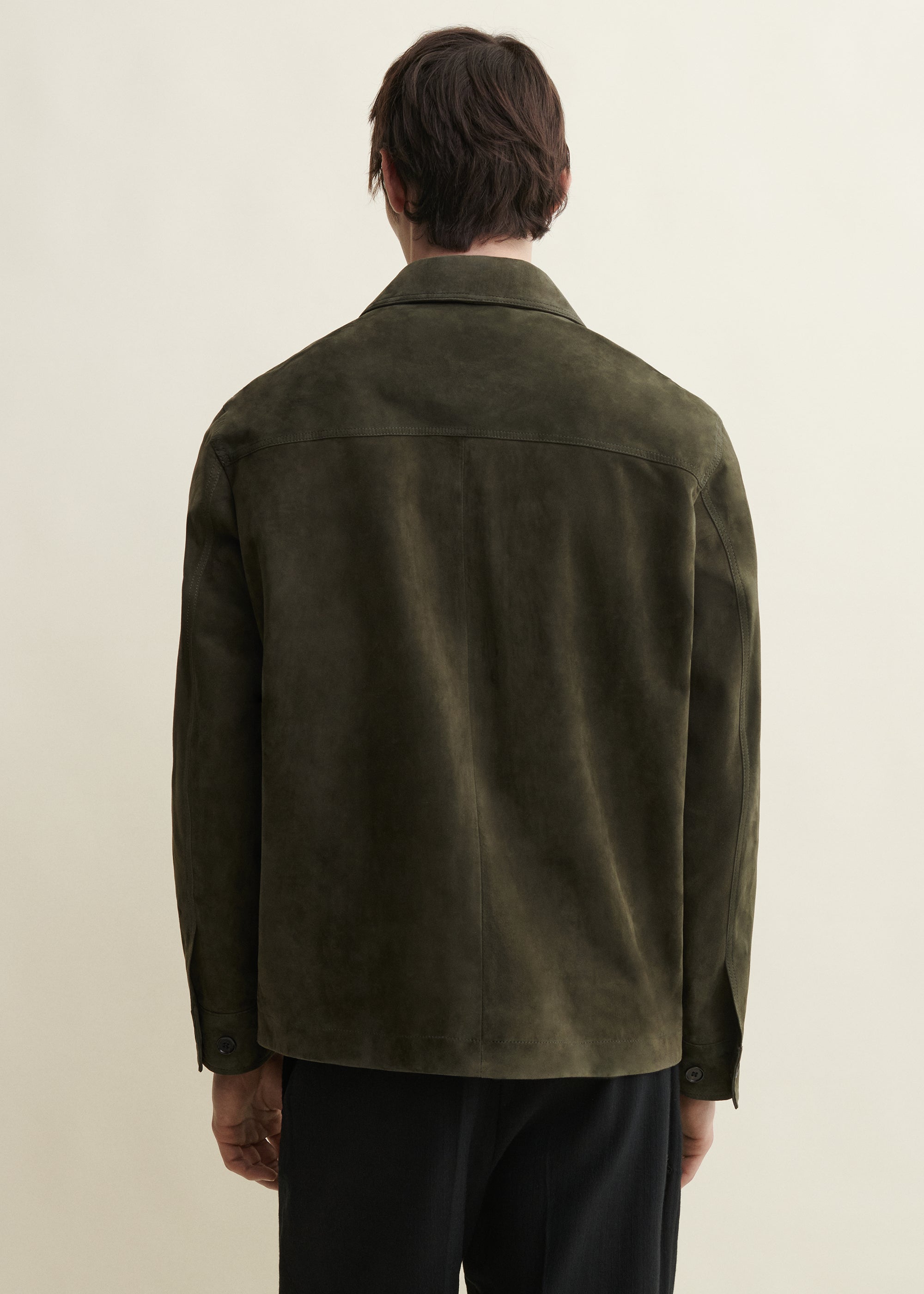 MEX | Suede Shirt | Dark Green