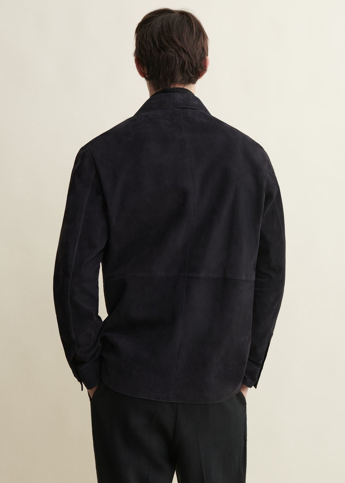 Nico | Suede Shirt | Dark Navy