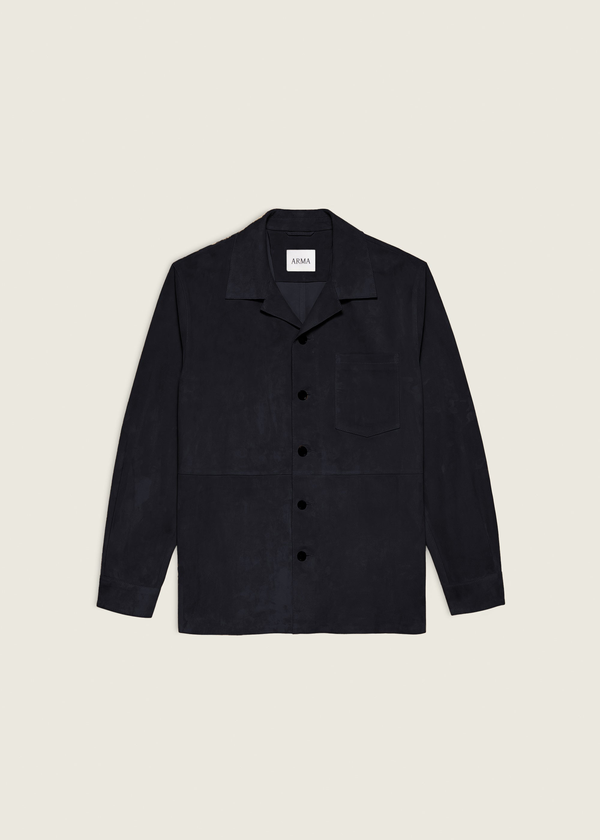 NICO | Suede Shirt | Dark Navy