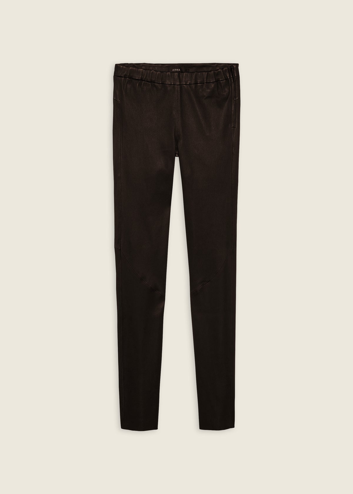 Roche | Stretch Leder Leggings | Coffee Bean