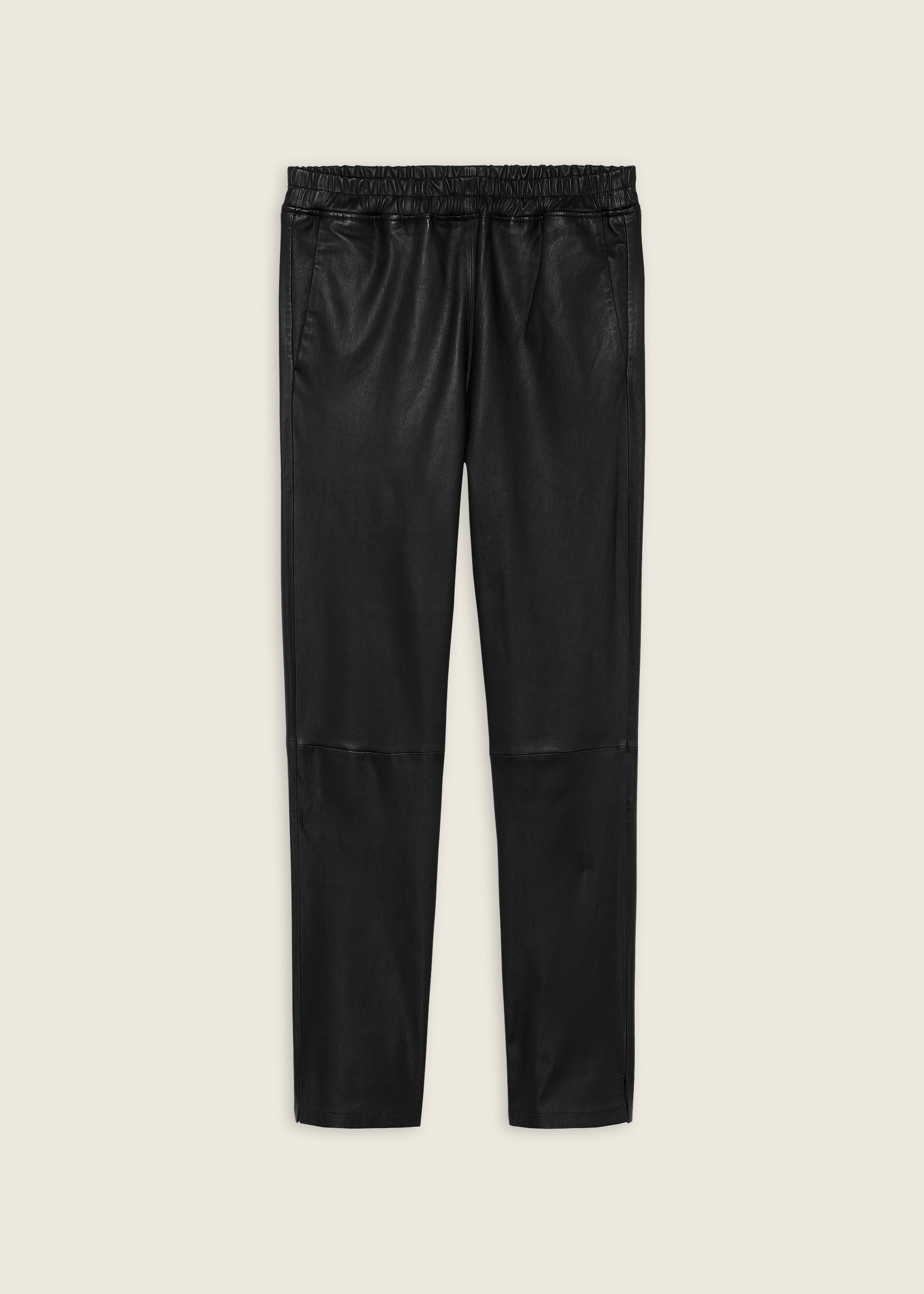 PROVENCE | Leather Chino Legging | Black