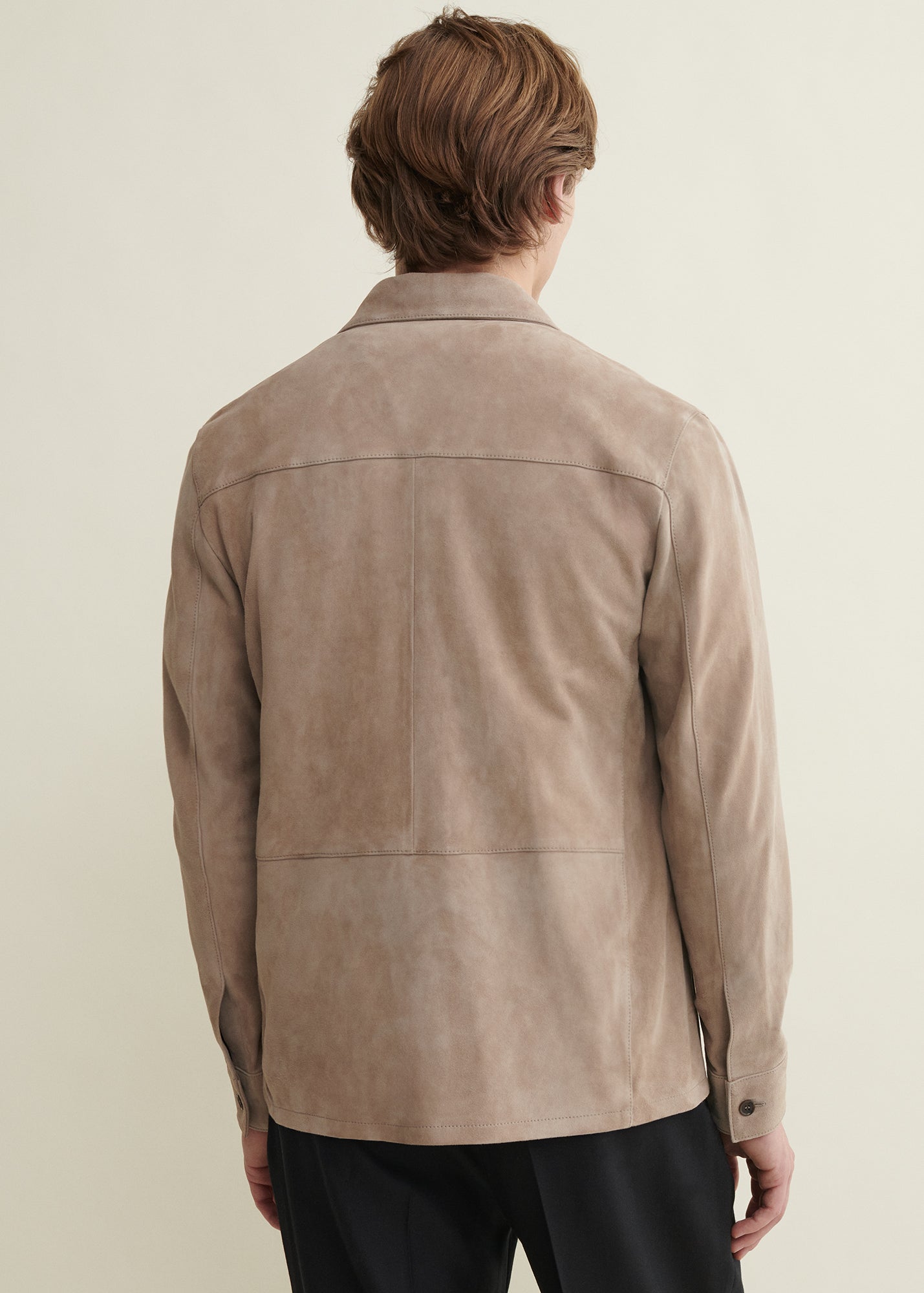DEX | Wildleder Westernhemd | Grey-Taupe