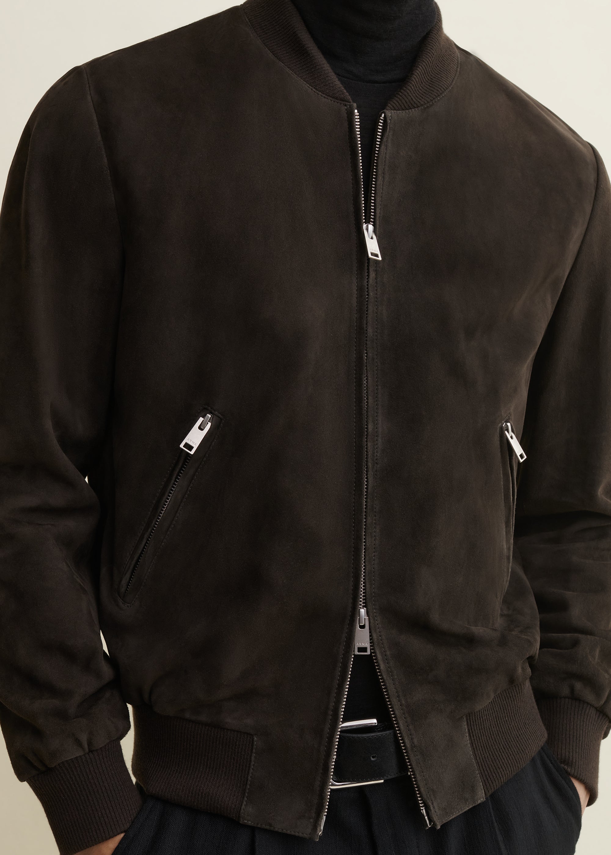DIDIER | Wildleder Bomberjacke | Iron