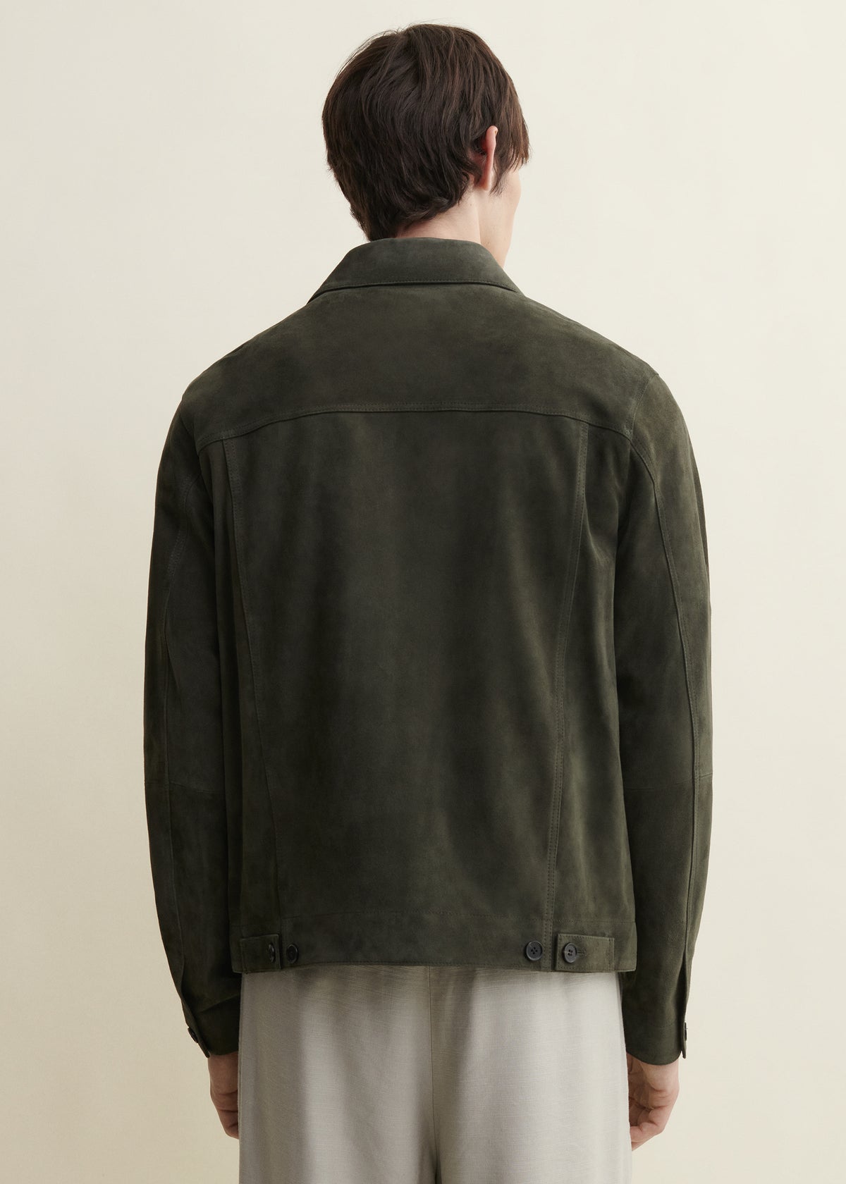 Jaden | Suede Jacket | Dark Green