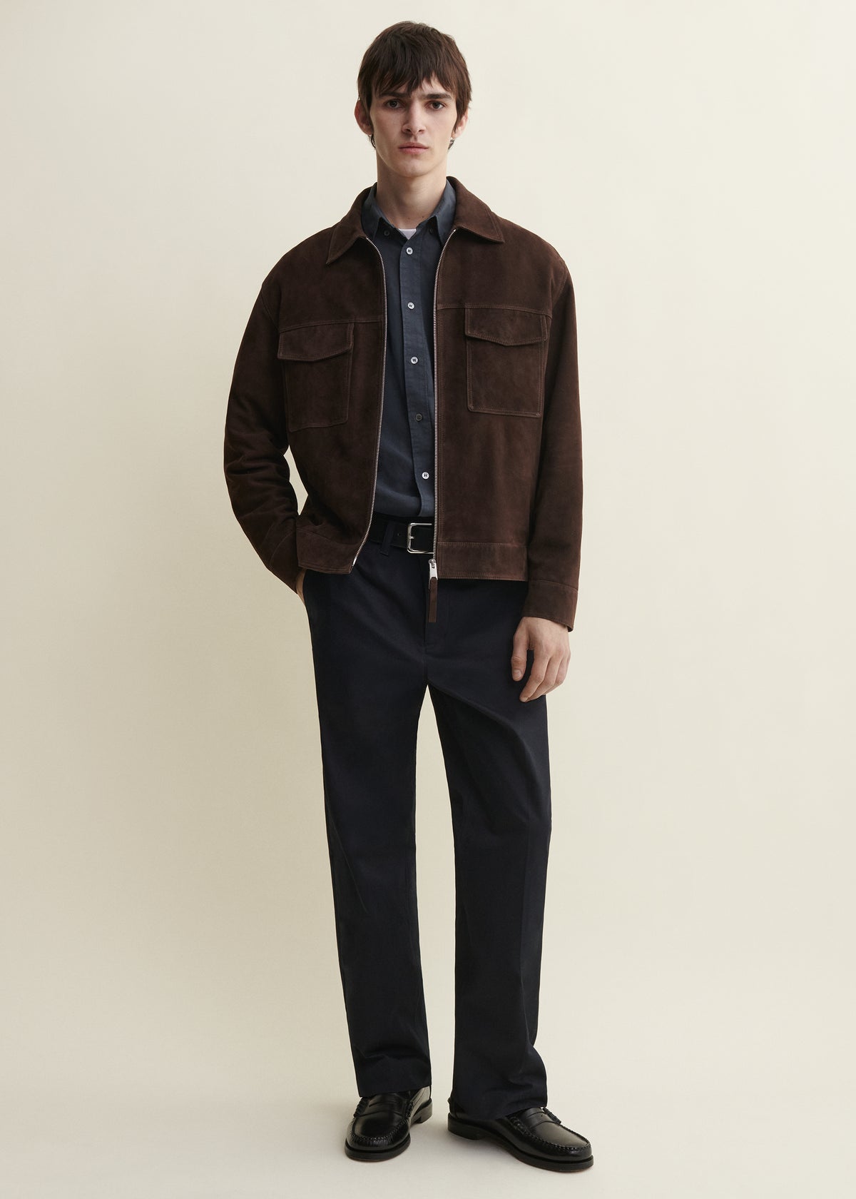 Kale | Suede Jacket | Mud Brown