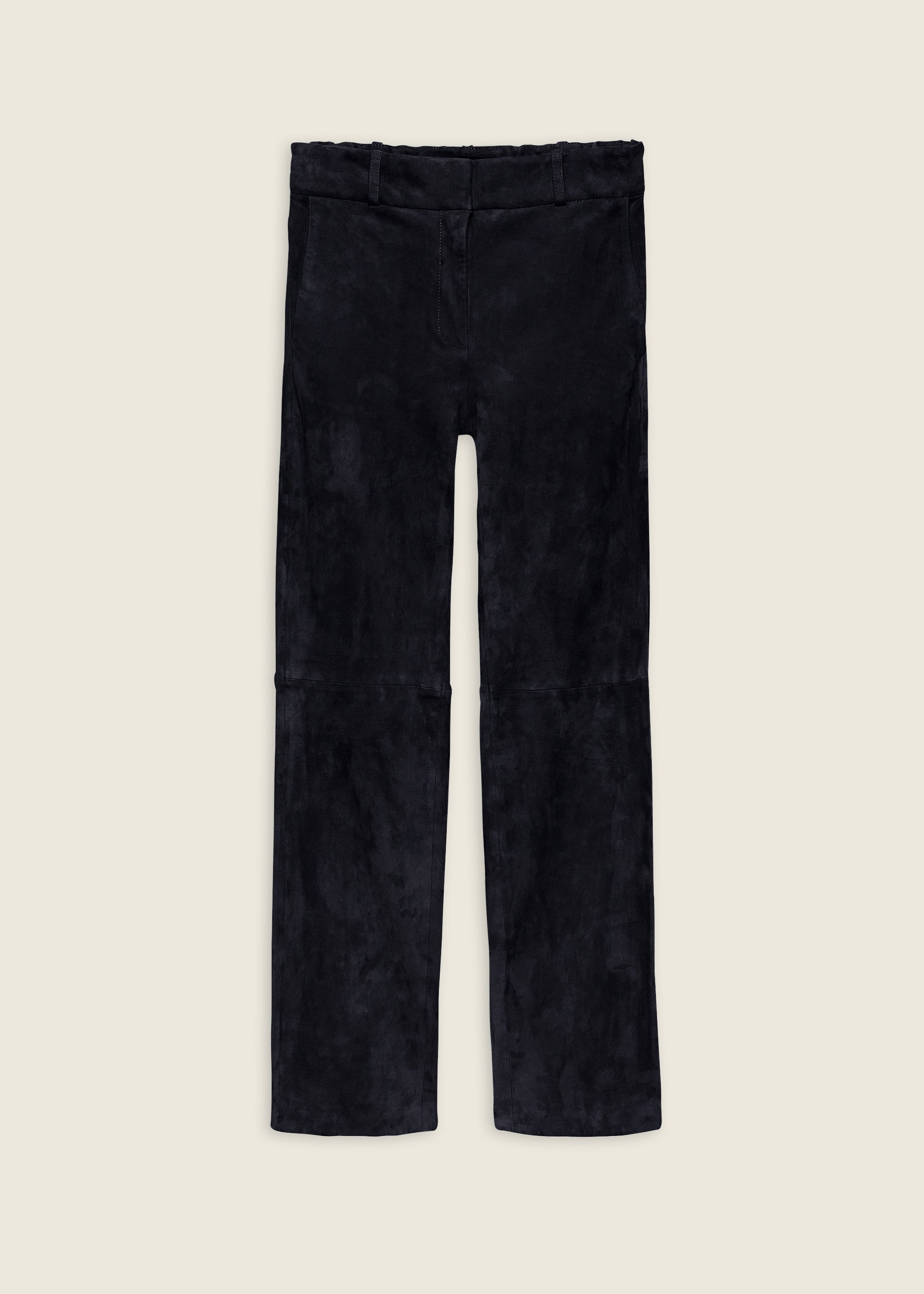 JEN | Wildlederhose mit Slim Fit | Dark Navy