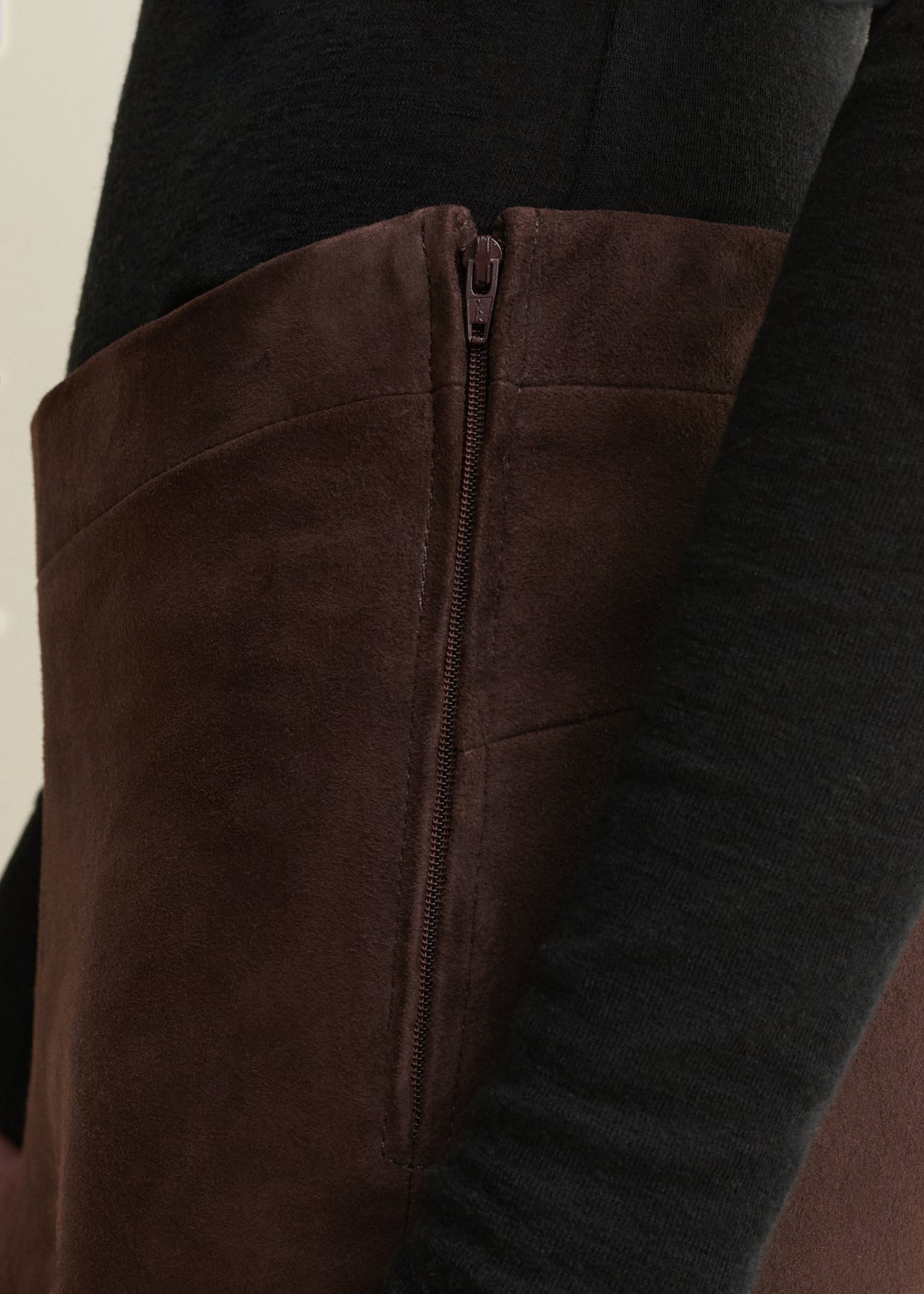 Roche | Stretch Wildleder Leggings | Mud Brown