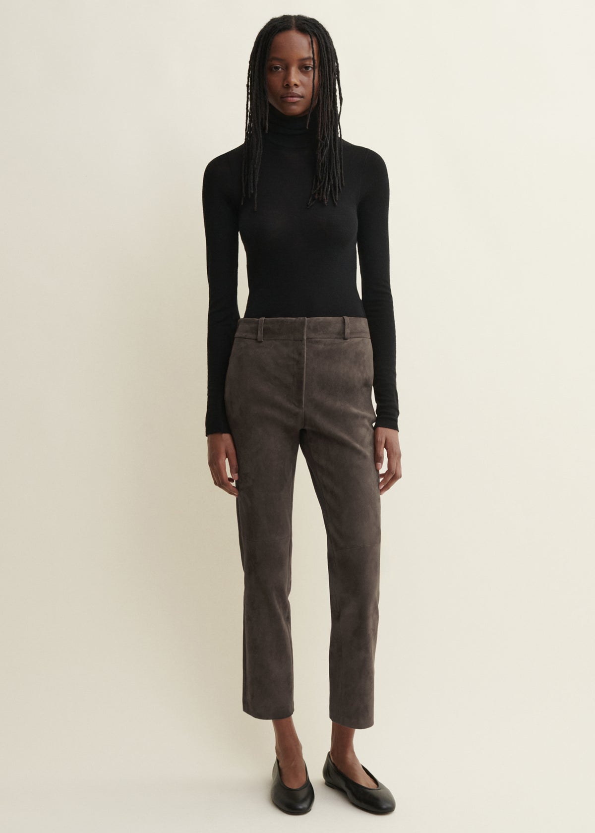 Jen | Wildlederhose mit Slim Fit | Iron