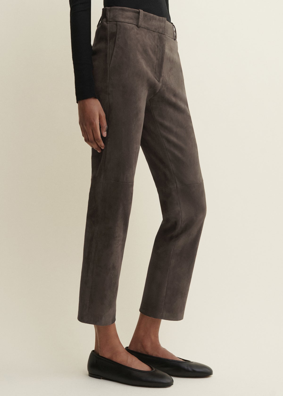 Jen | Wildlederhose mit Slim Fit | Iron