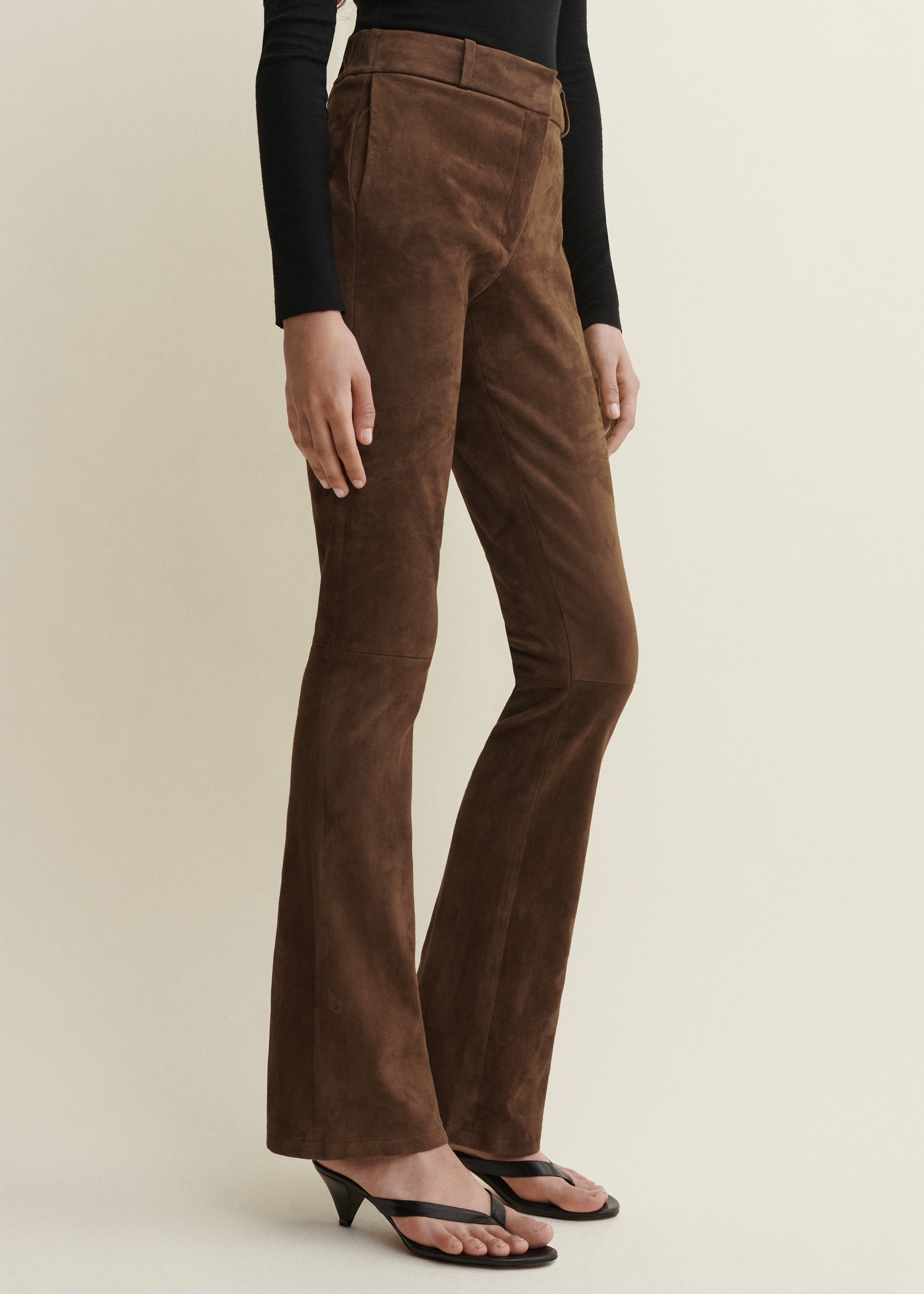 LUCIA | Stretch Wilderlederhose | Saddle