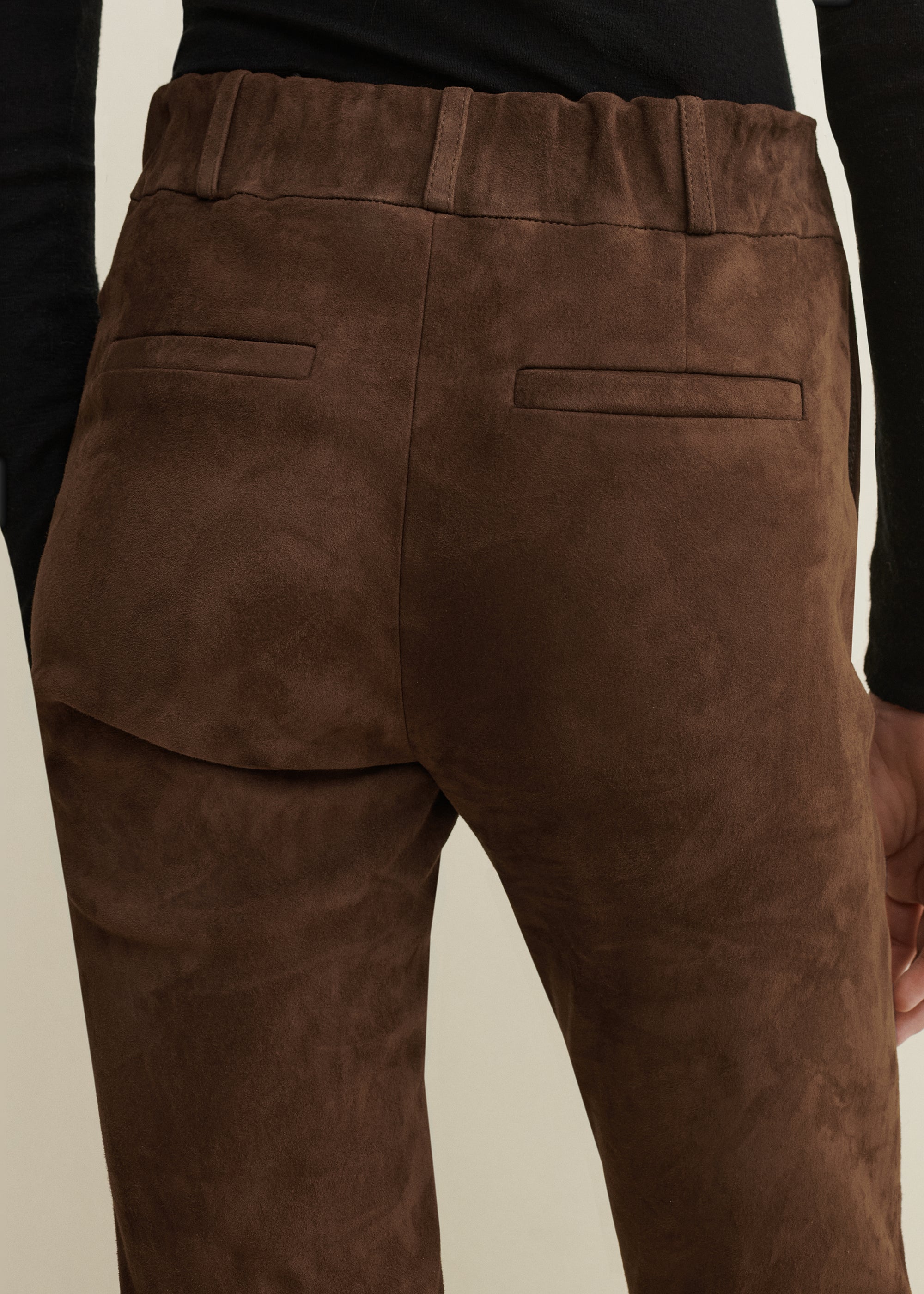 LUCIA | Stretch Wilderlederhose | Saddle