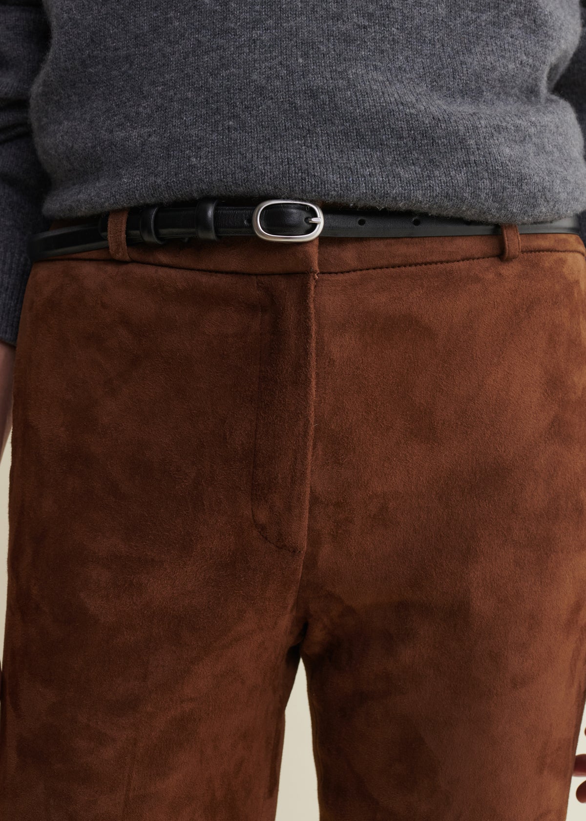 Lucia | Stretch Wilderlederhose | Saddle