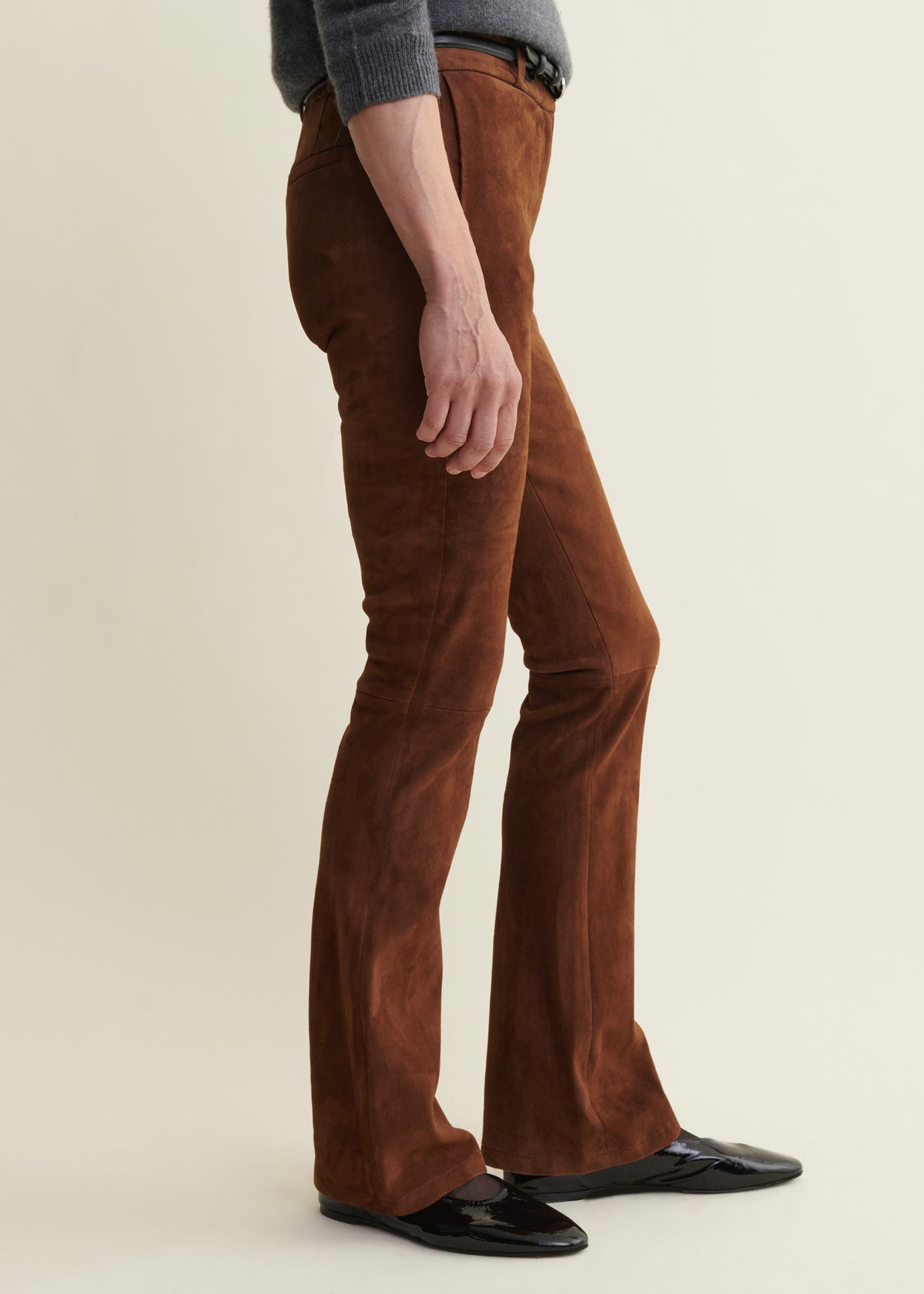 Lucia | Stretch Wilderlederhose | Saddle