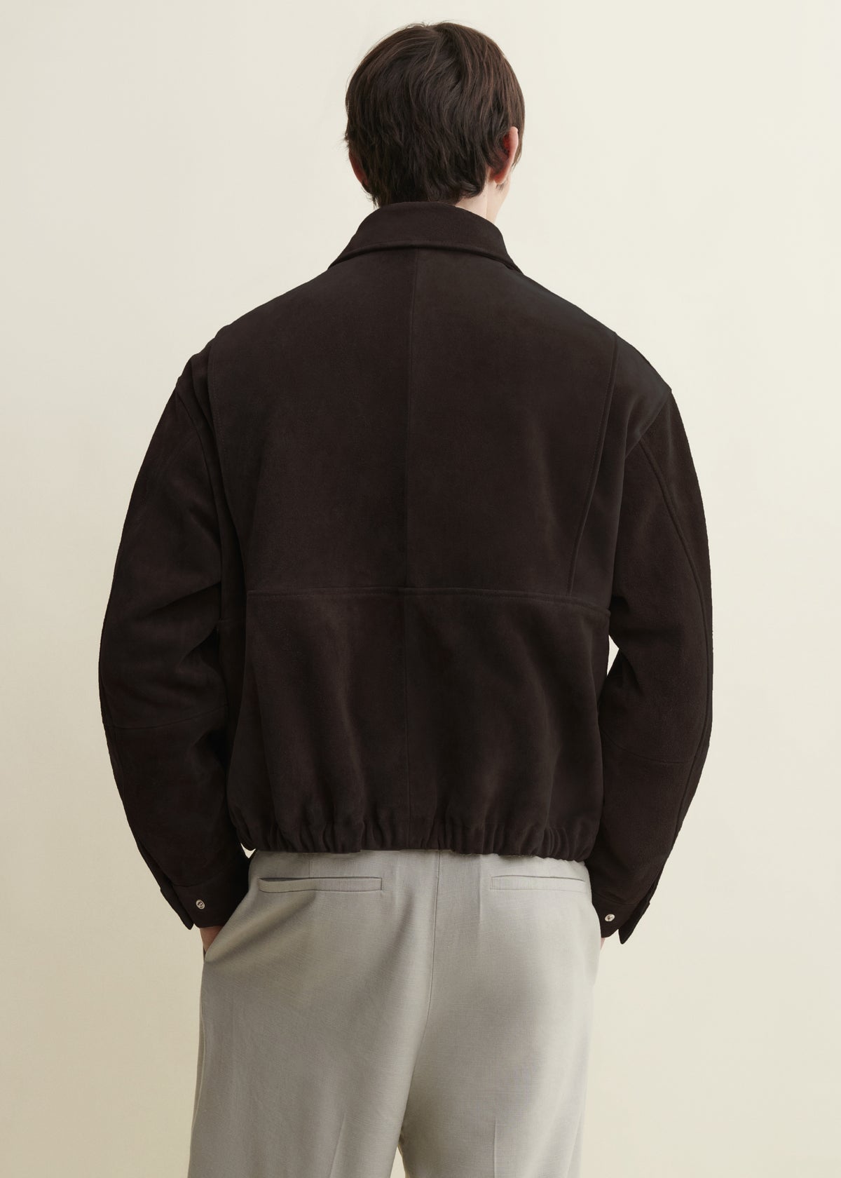 Maddox | Gritty Suede Jacket | Iron