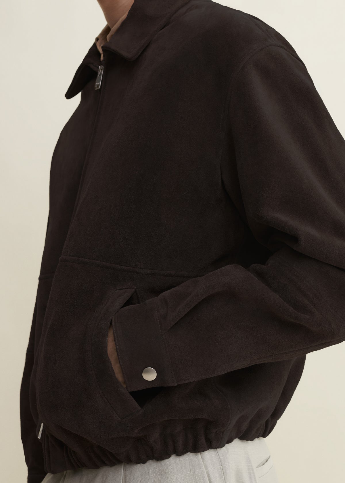 Maddox | Gritty Suede Jacket | Iron