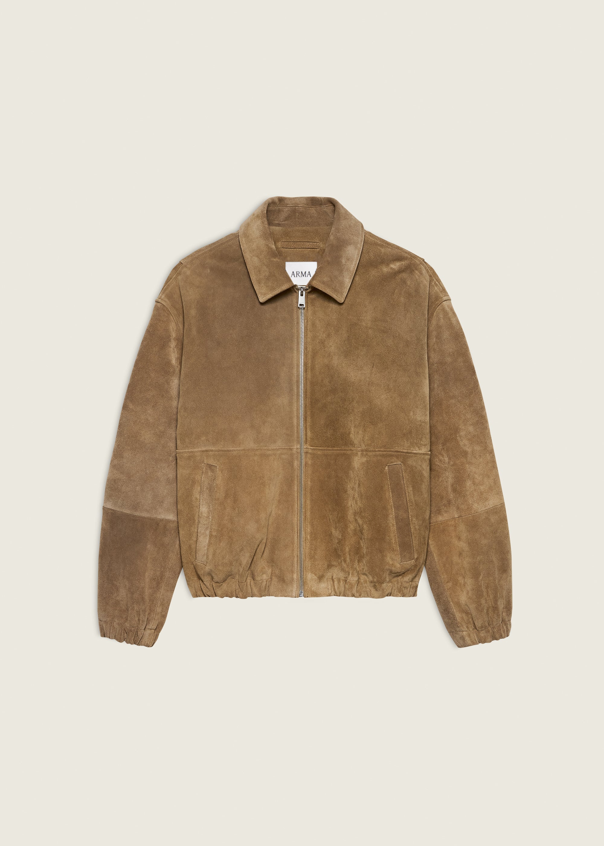 MADDOX | Gritty Suede Jacket | Olive