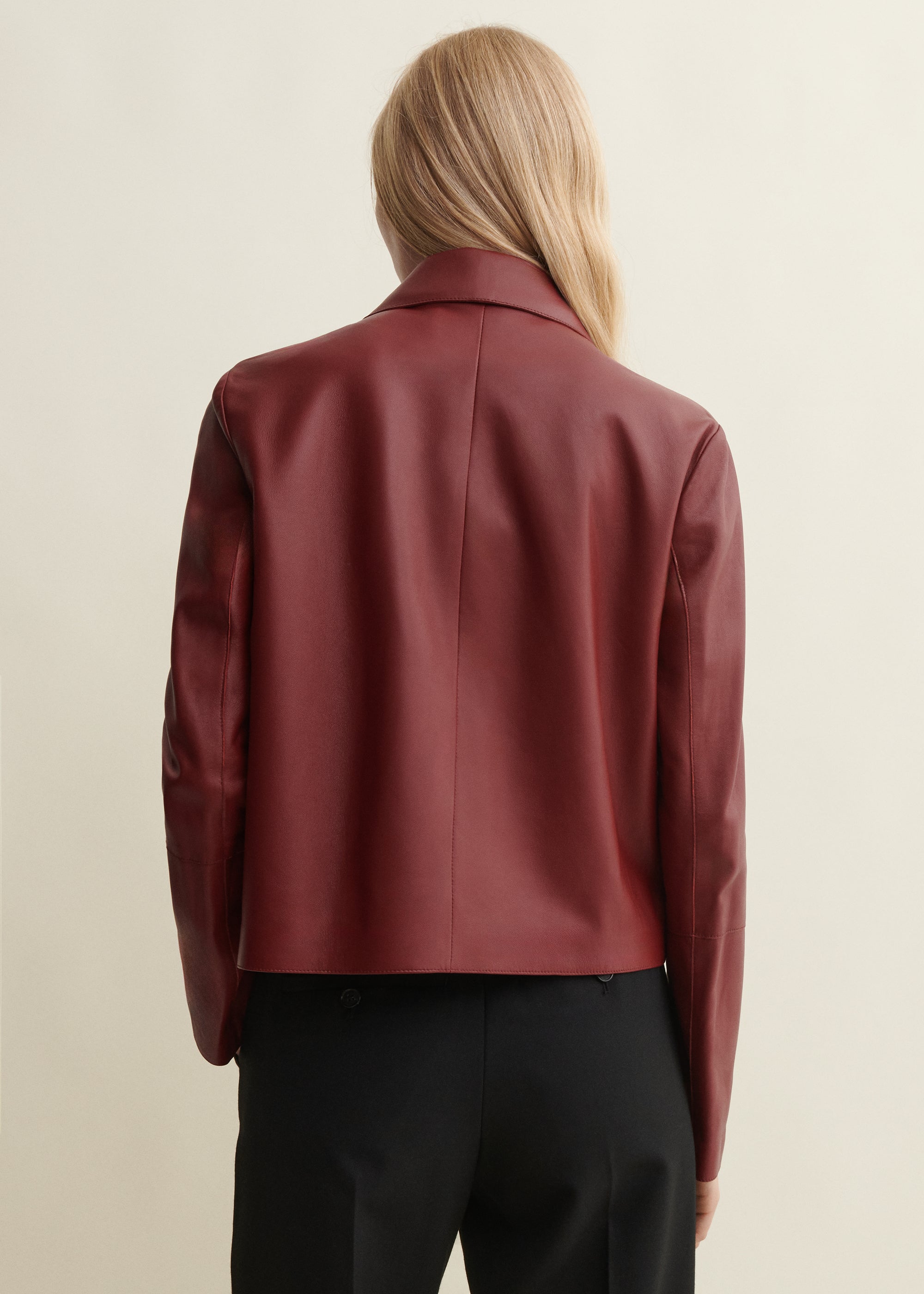 EMY | Lederjacke | SAFFRAN RED