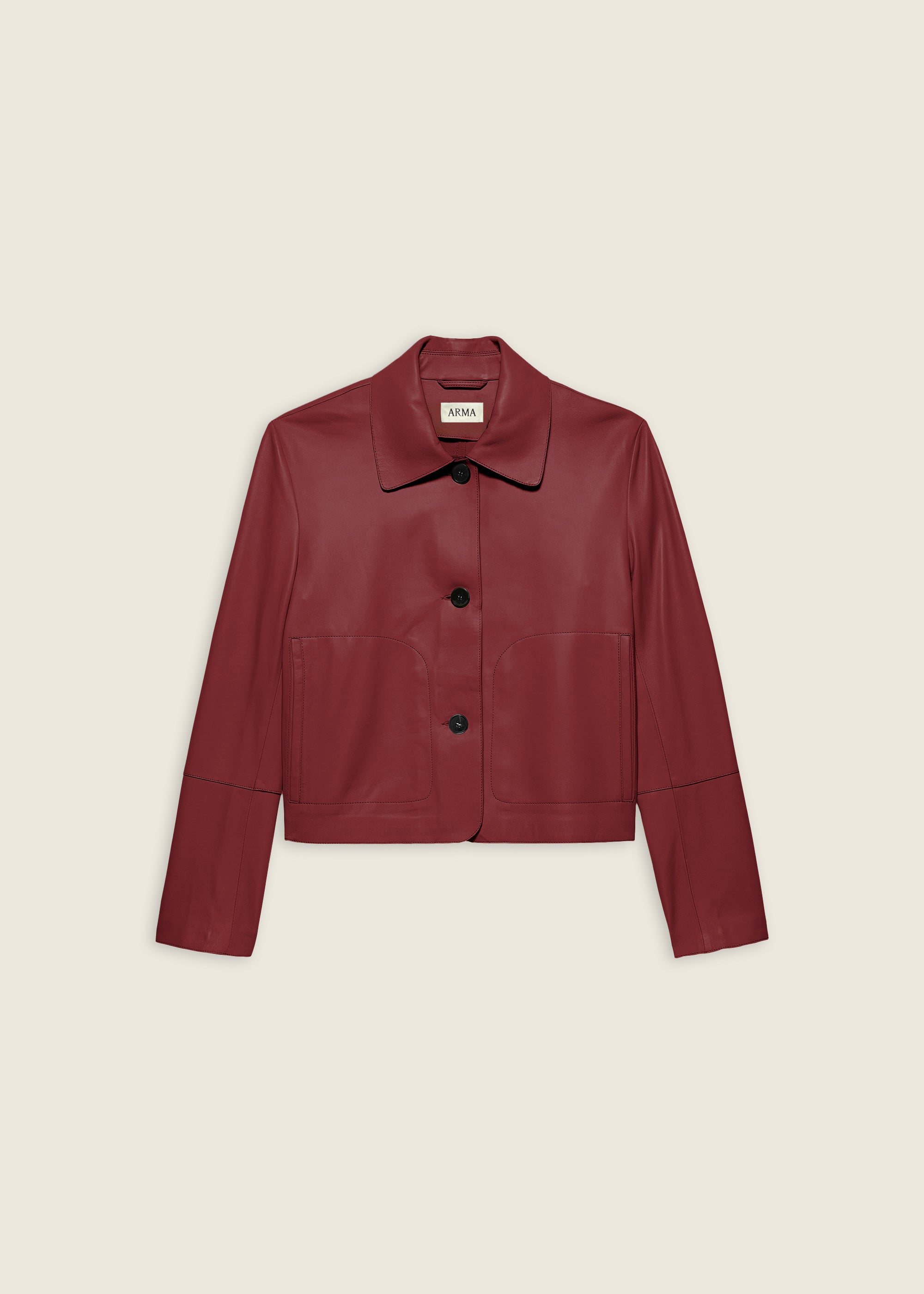 EMY | Lederjacke | SAFFRAN RED