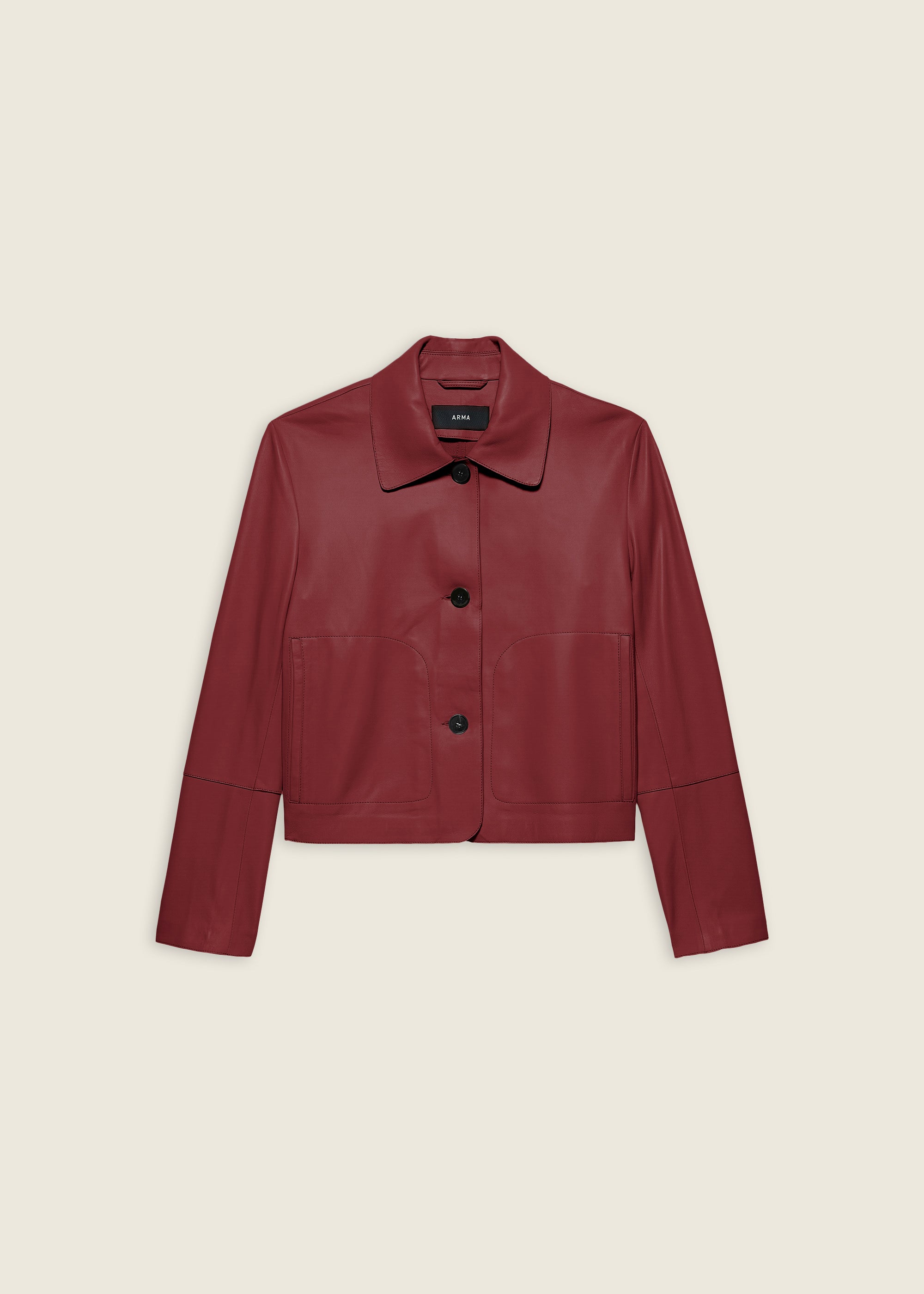 EMY | Lederjacke | SAFFRAN RED