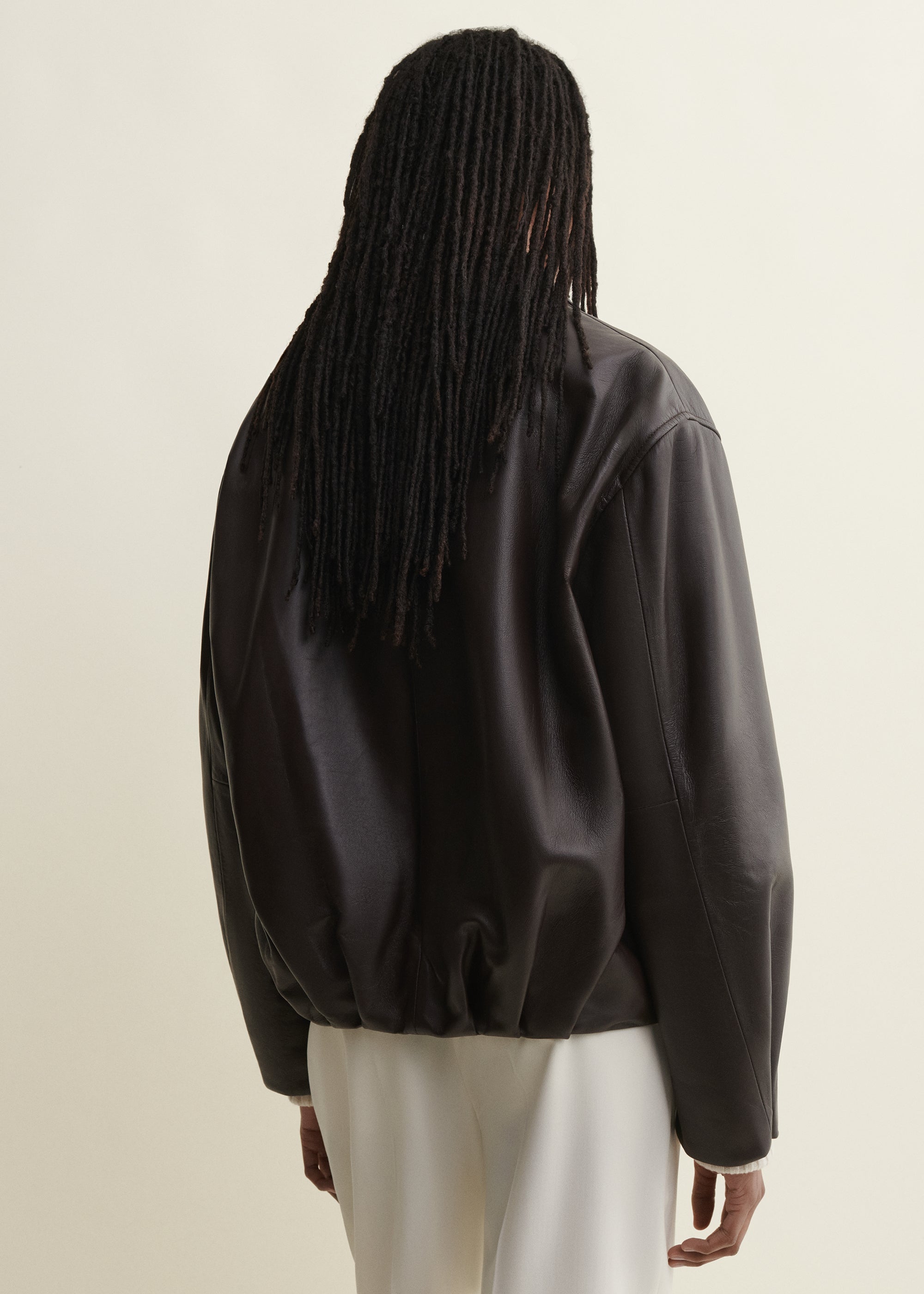 MELIS | Lederjacke im Aviator-Stil | COFFEE BEAN