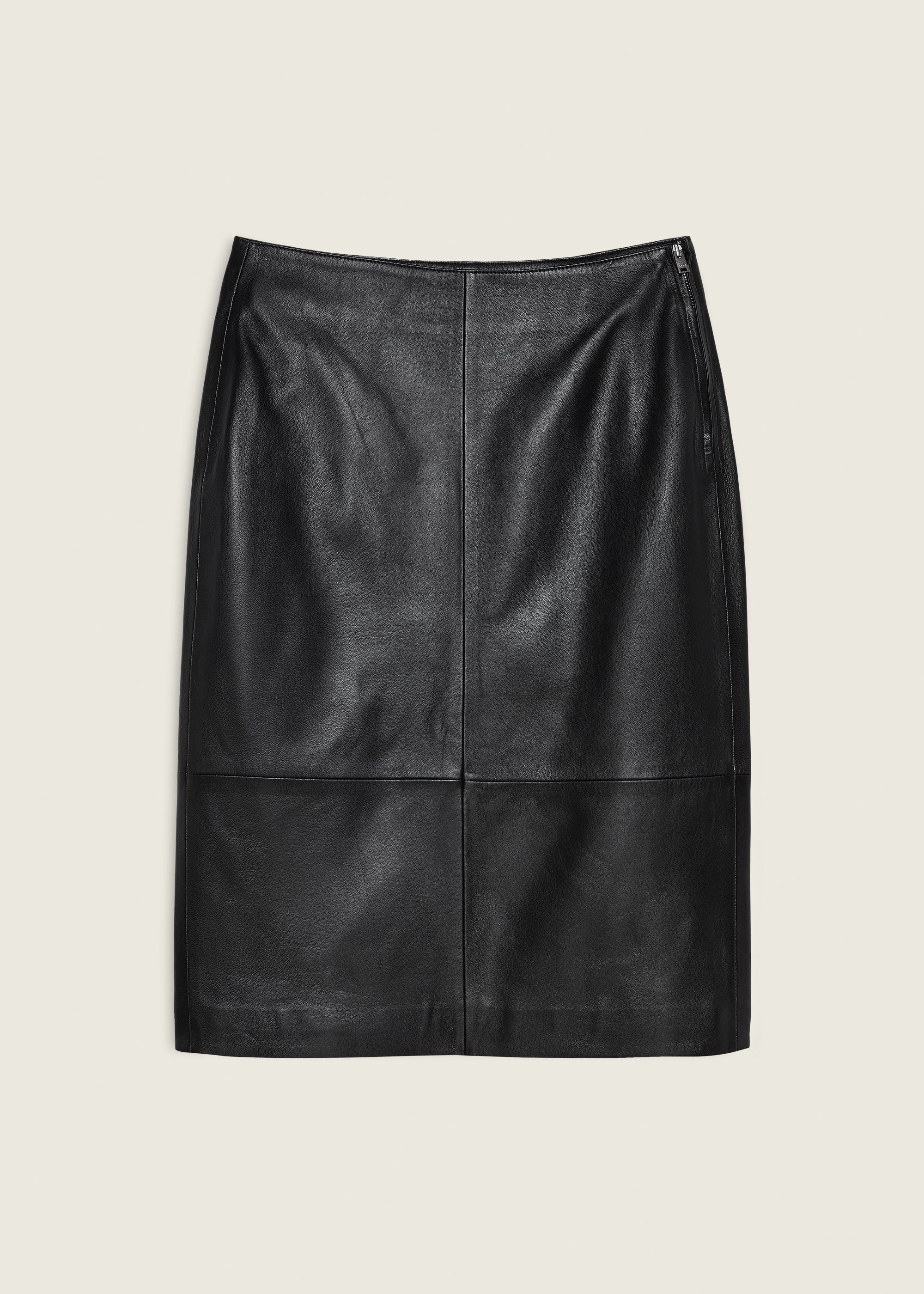 NATALY | Leather Pencil Skirt | BLACK