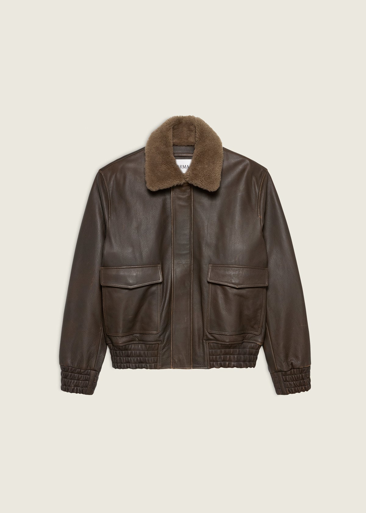 Bari | Vintage Leather Jacket | Mud Brown