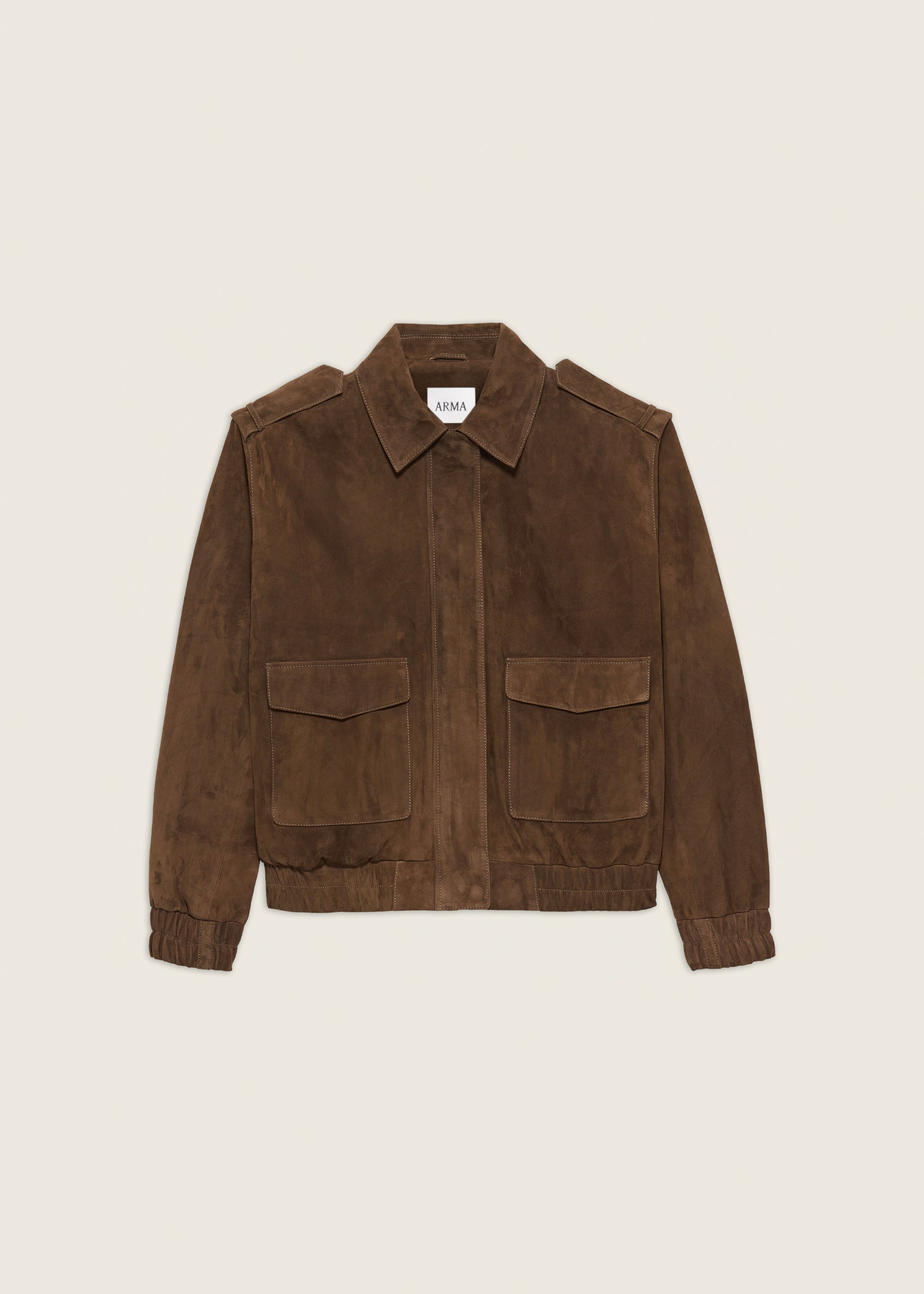 HALTI | Wildleder Bomberjacke | SADDLE