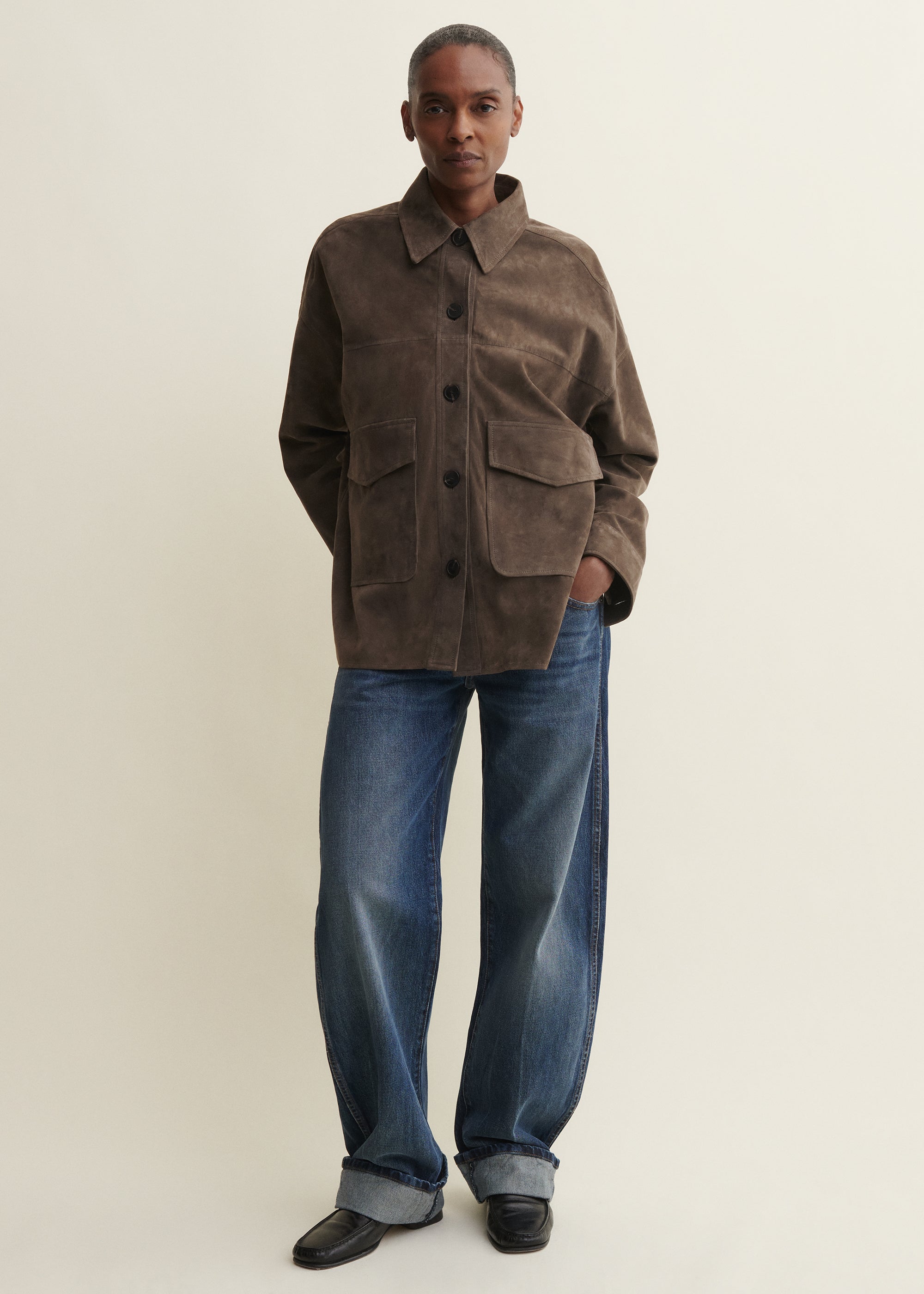 KAYLEE | Wildleder Hemd | SOIL