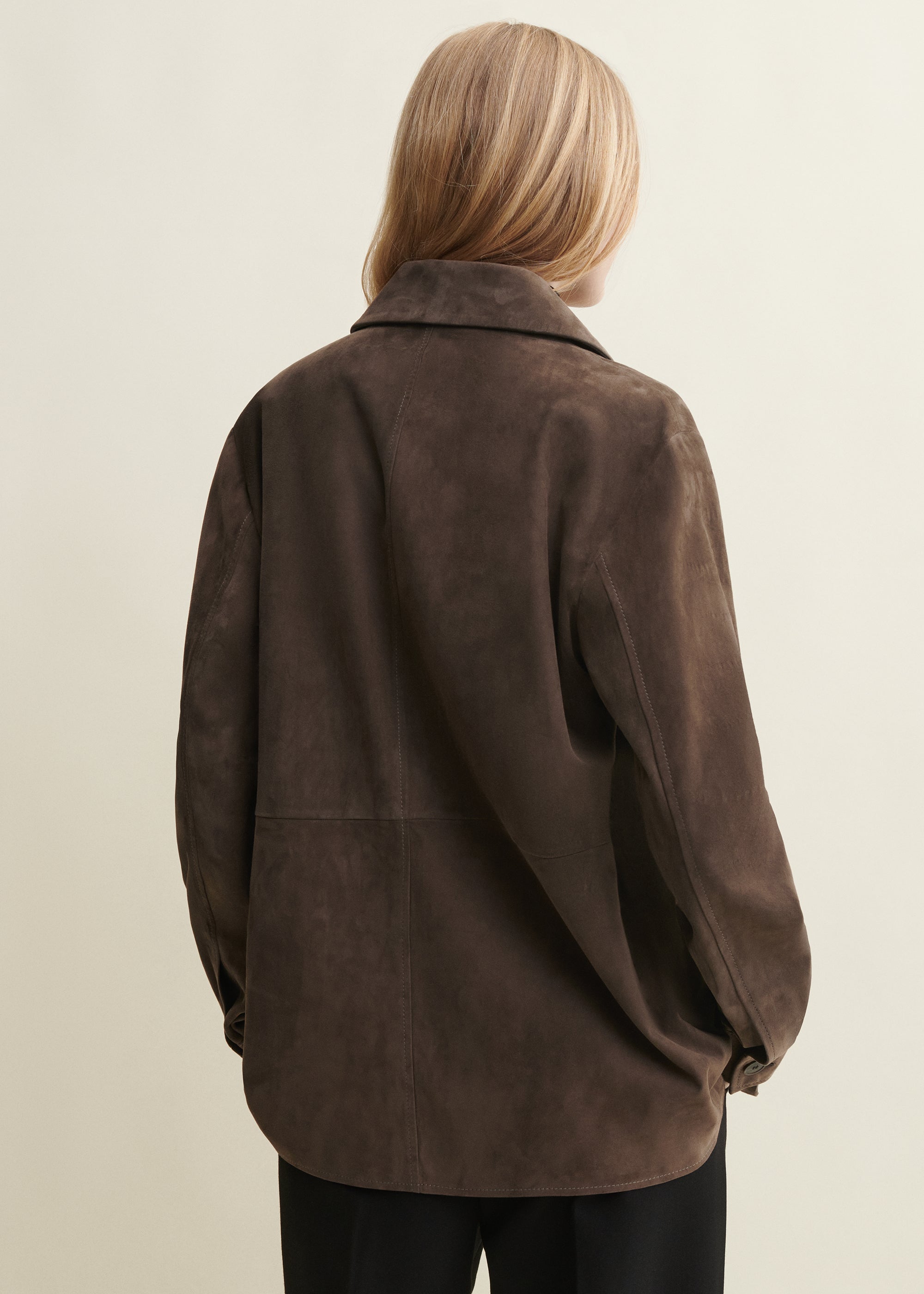 VICKY | Suede Shirt | SOIL