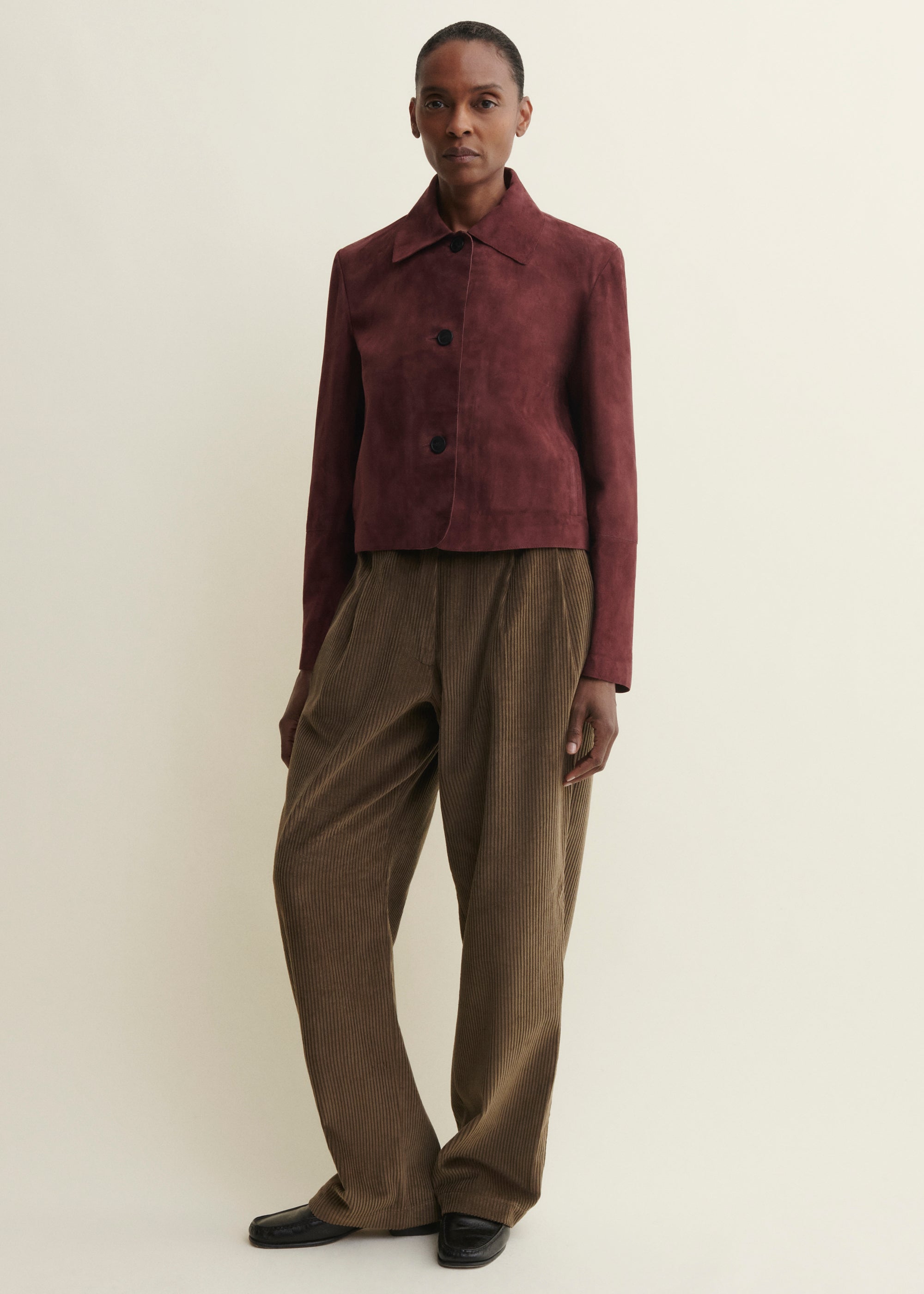 EMY | Suede Jacket | MAHOGANY
