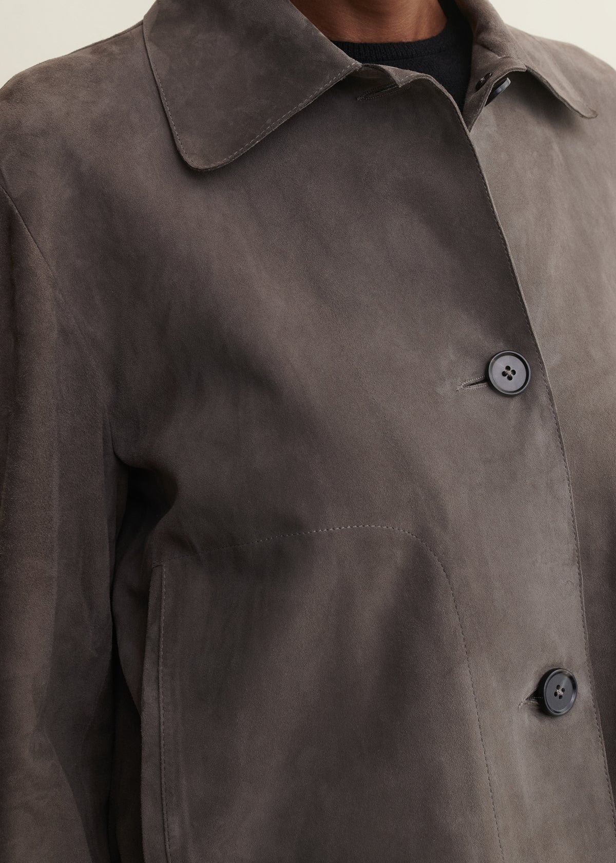 EMY | Suede Classic Jacket | Monument