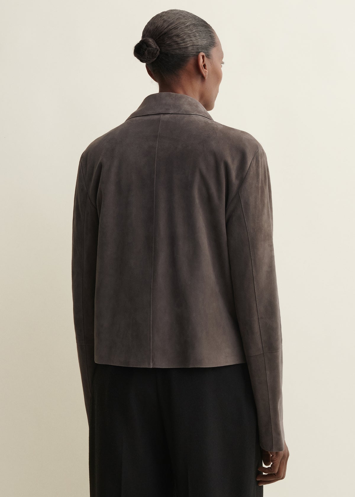 EMY | Suede Classic Jacket | Monument