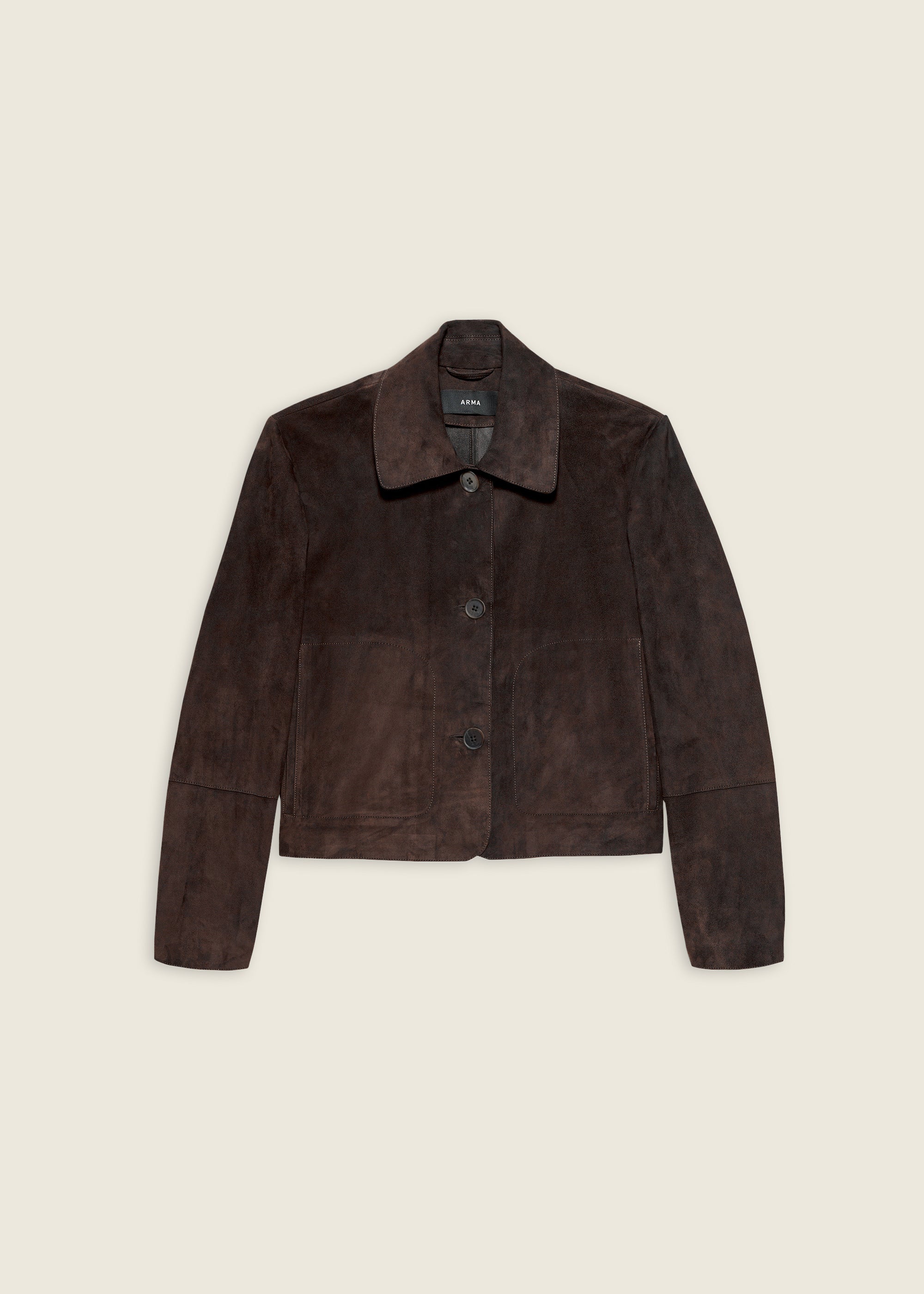 EMY | Wildlederjacke | Mud Brown