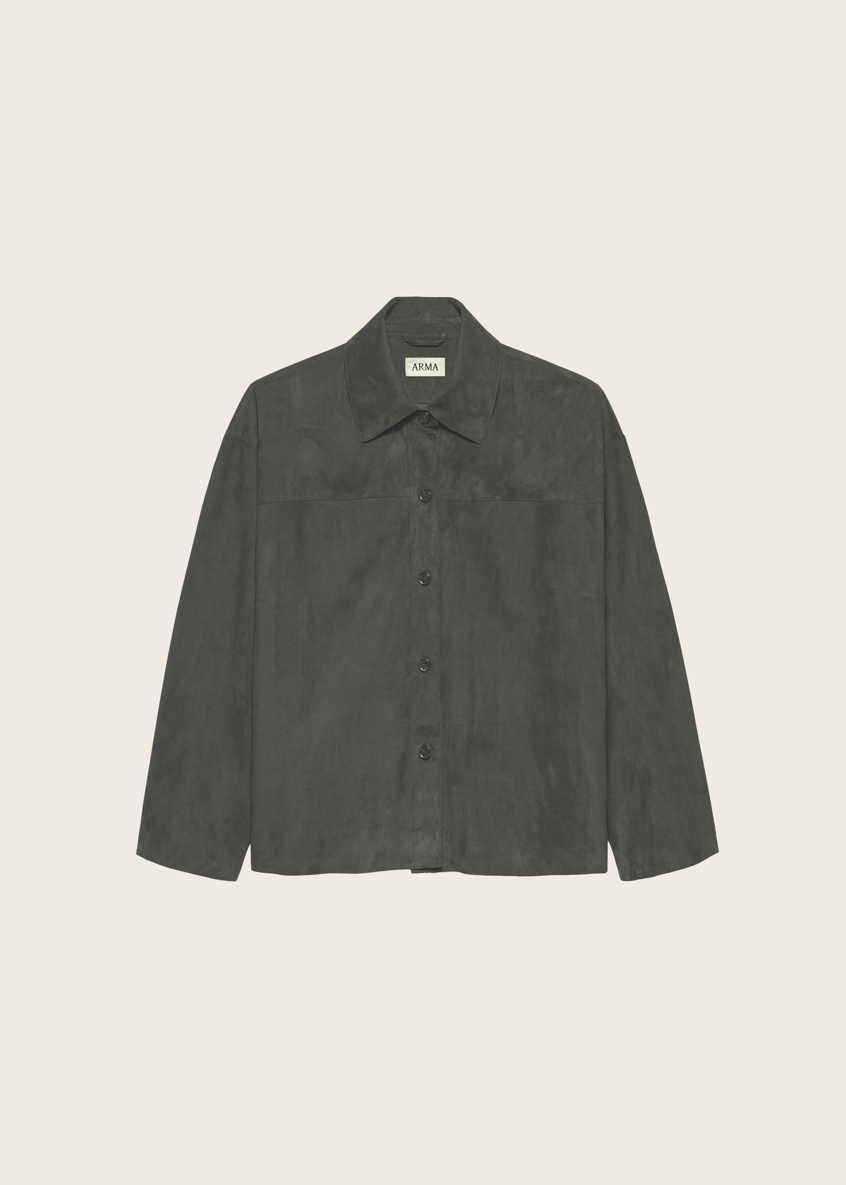 Fenna | Suede Overshirt | Monument