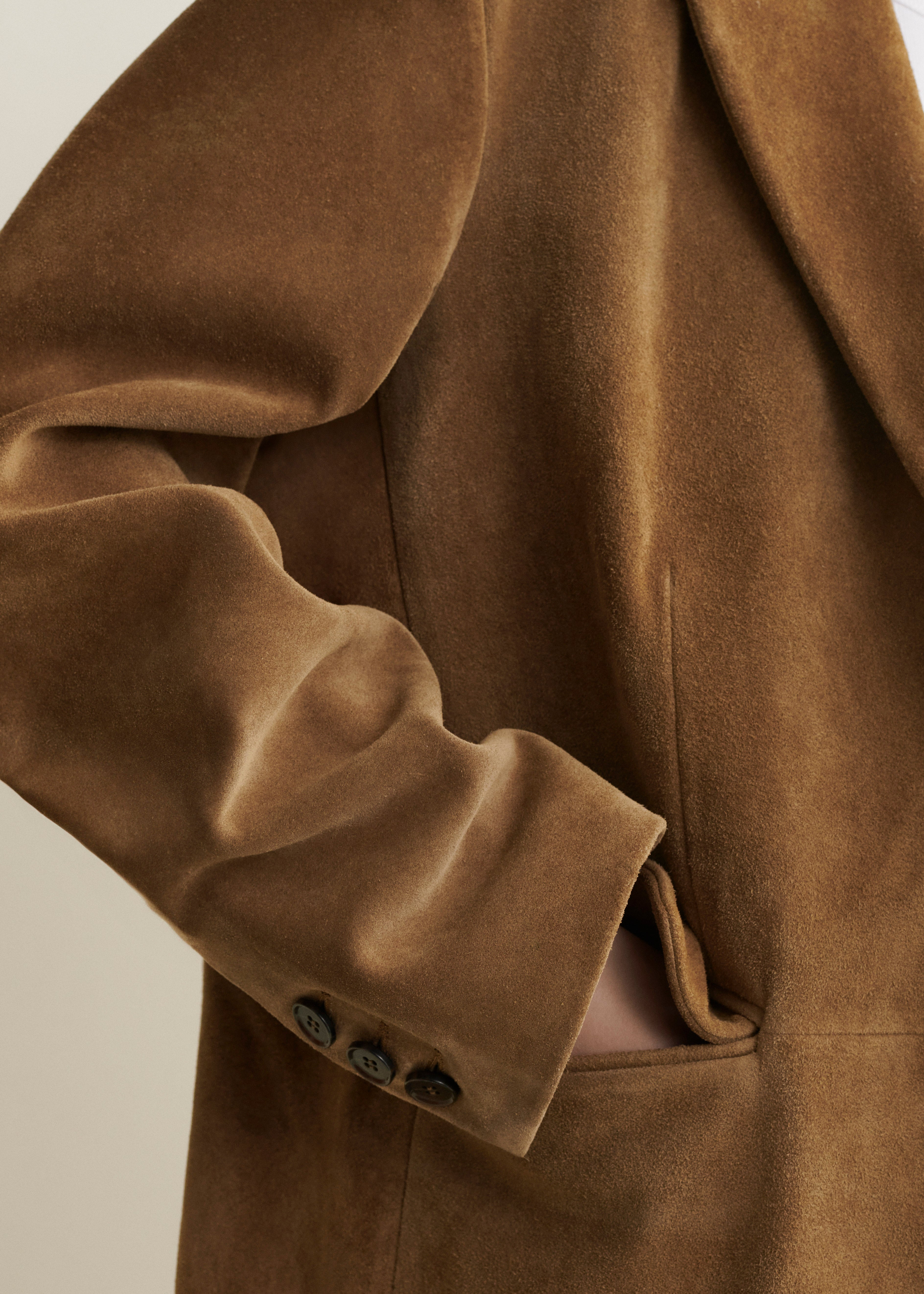 BENNY | Gritty Suede Blazer | Olive