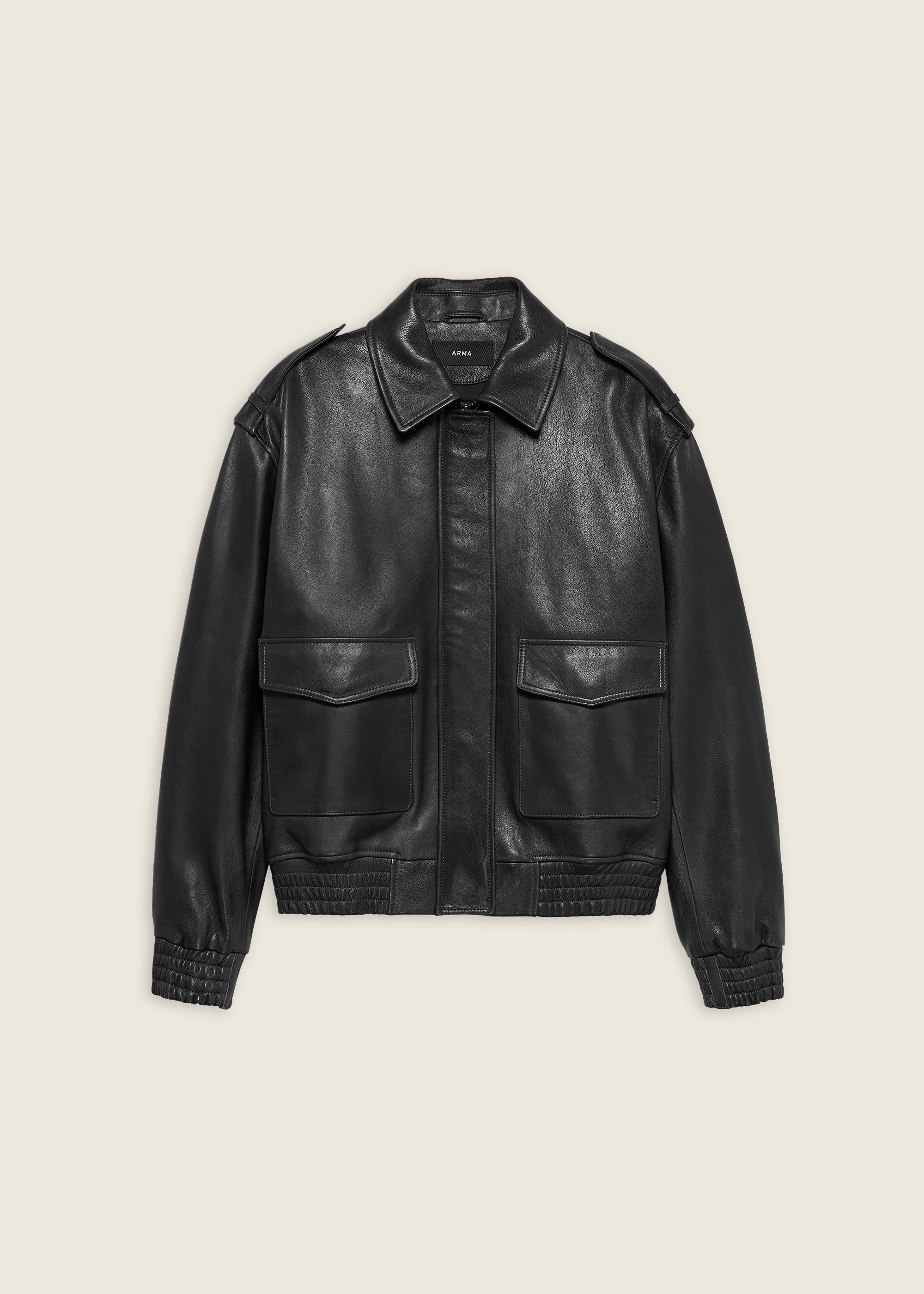 ASTRA | Lederjacke | BLACK