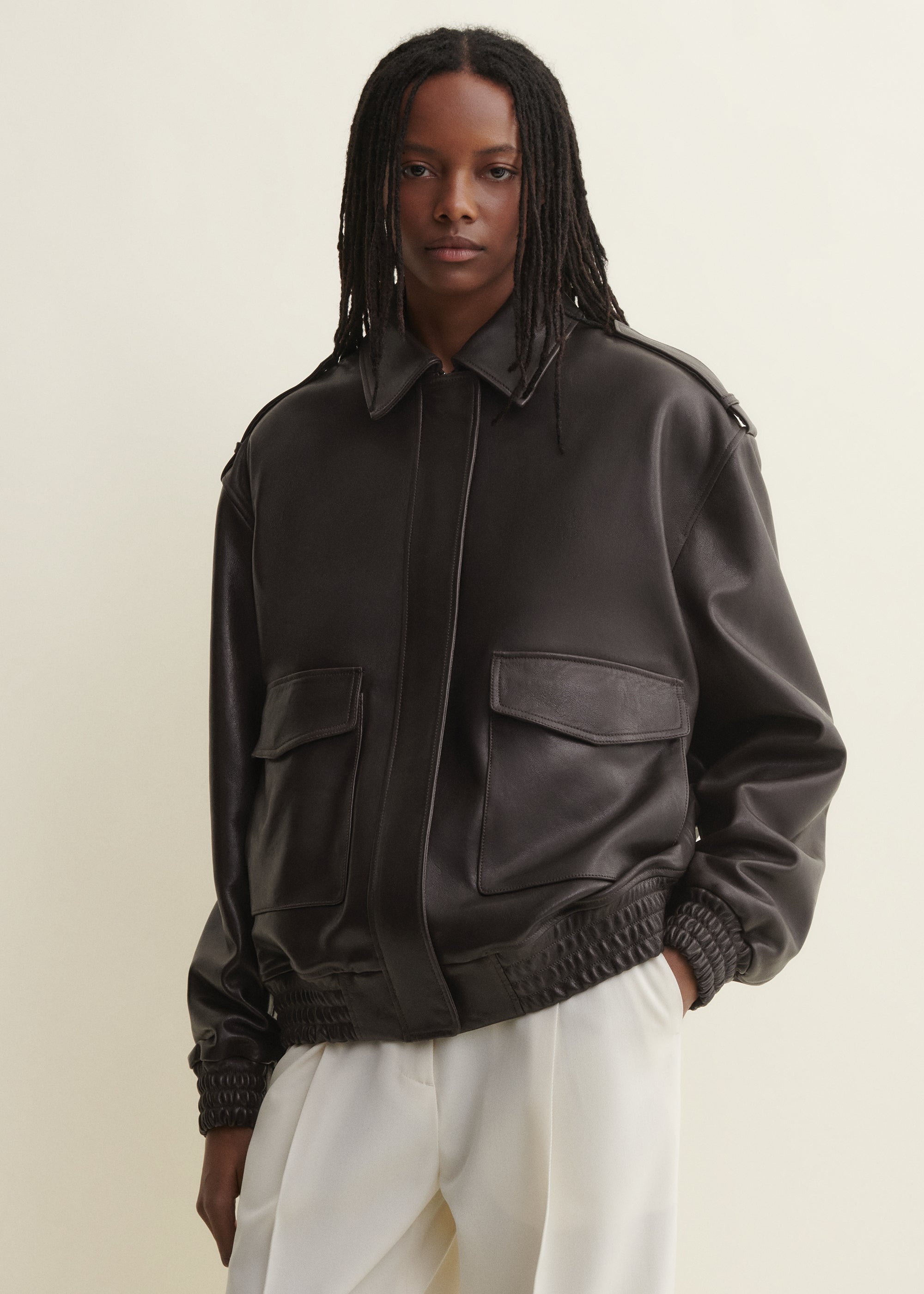 ASTRA | Lederjacke | COFFEE BEAN