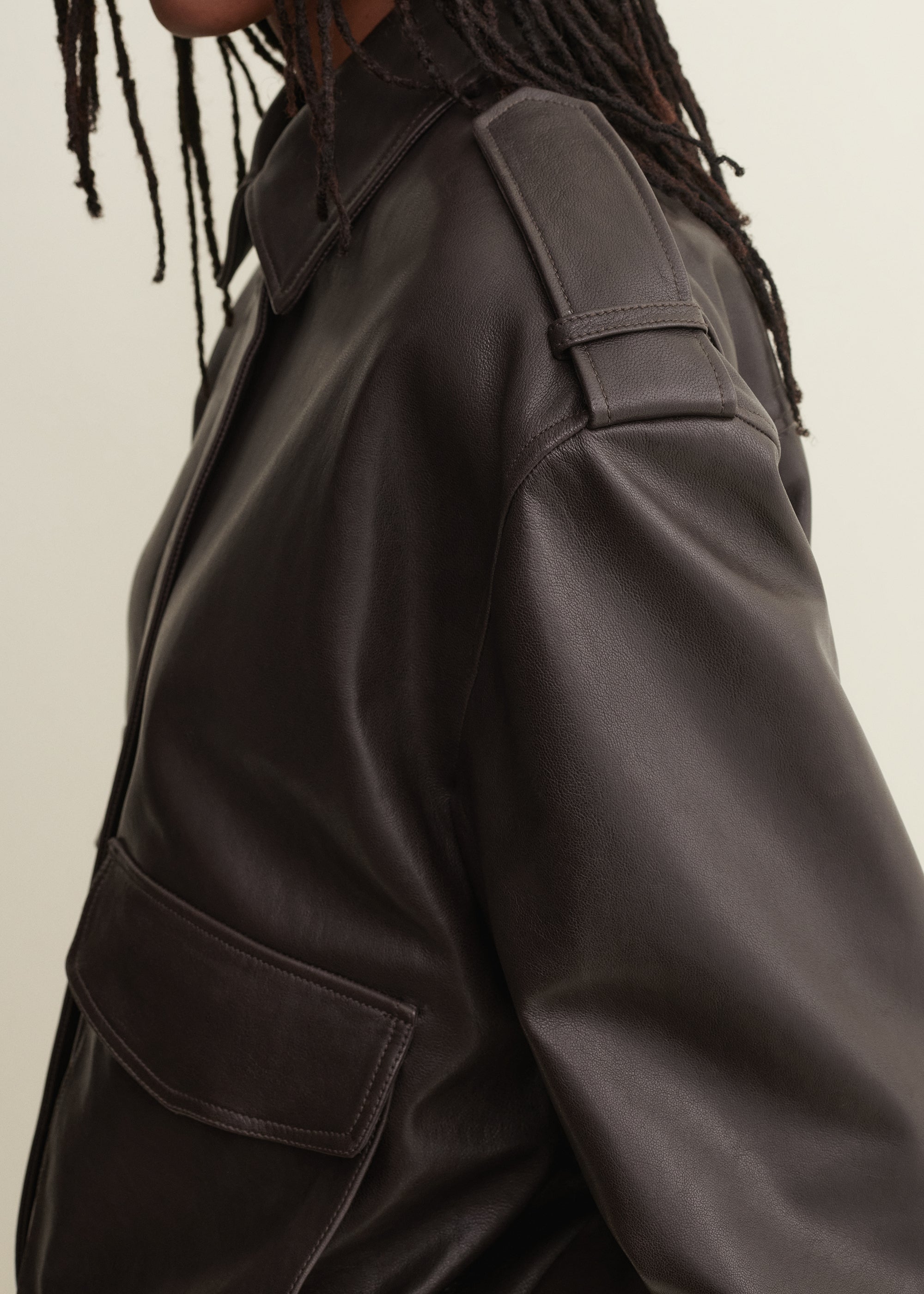 ASTRA | Lederjacke | COFFEE BEAN