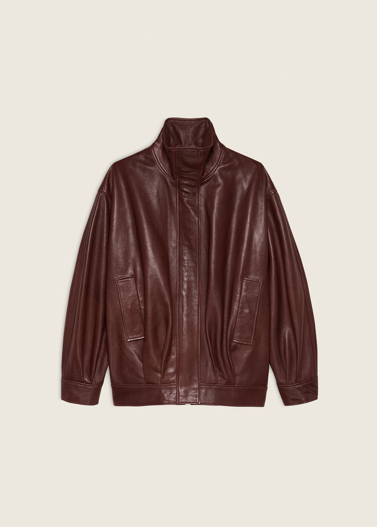 Paula | Lederjacke | Mahogany