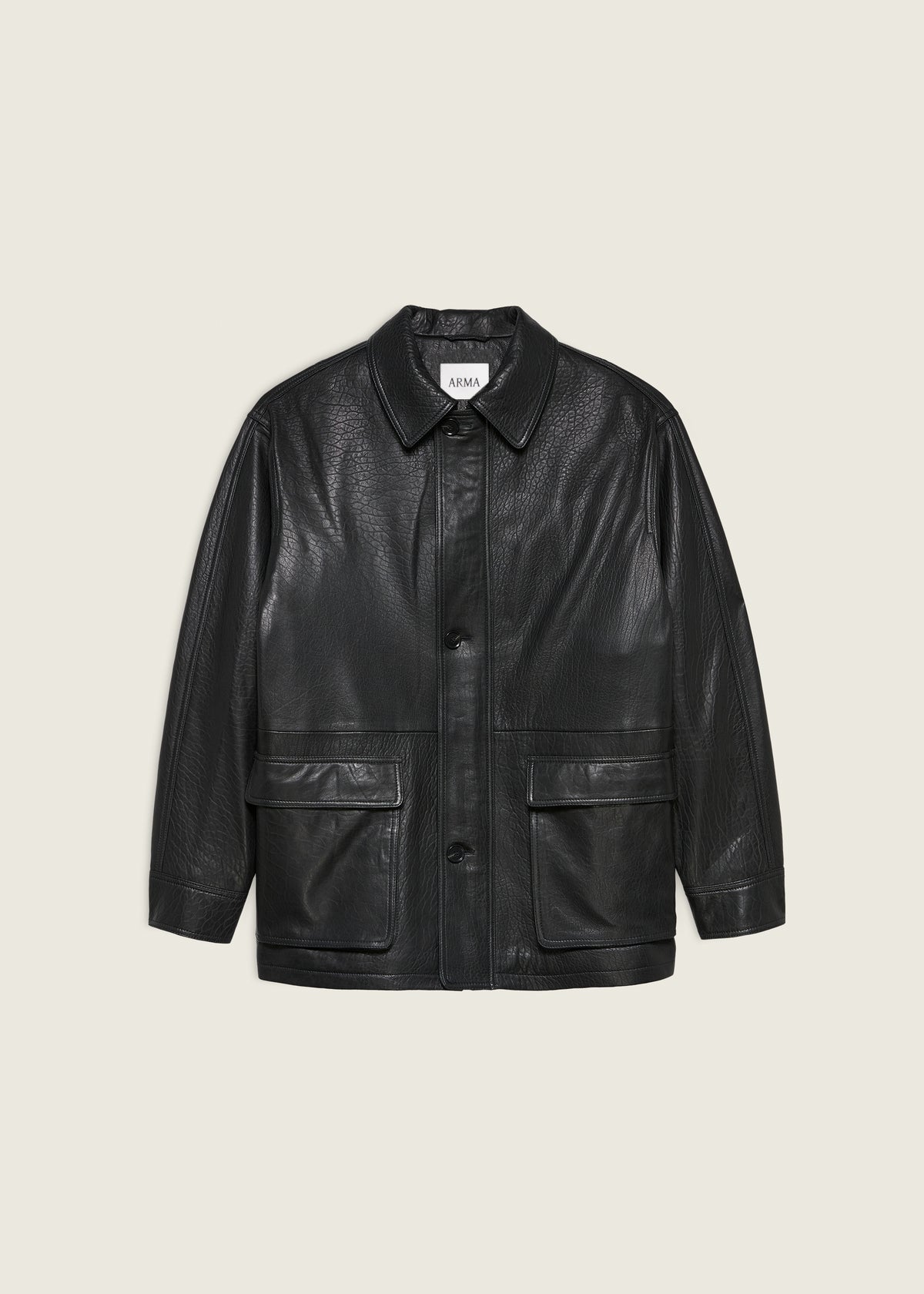 Mavis | Leather Jacket | Black