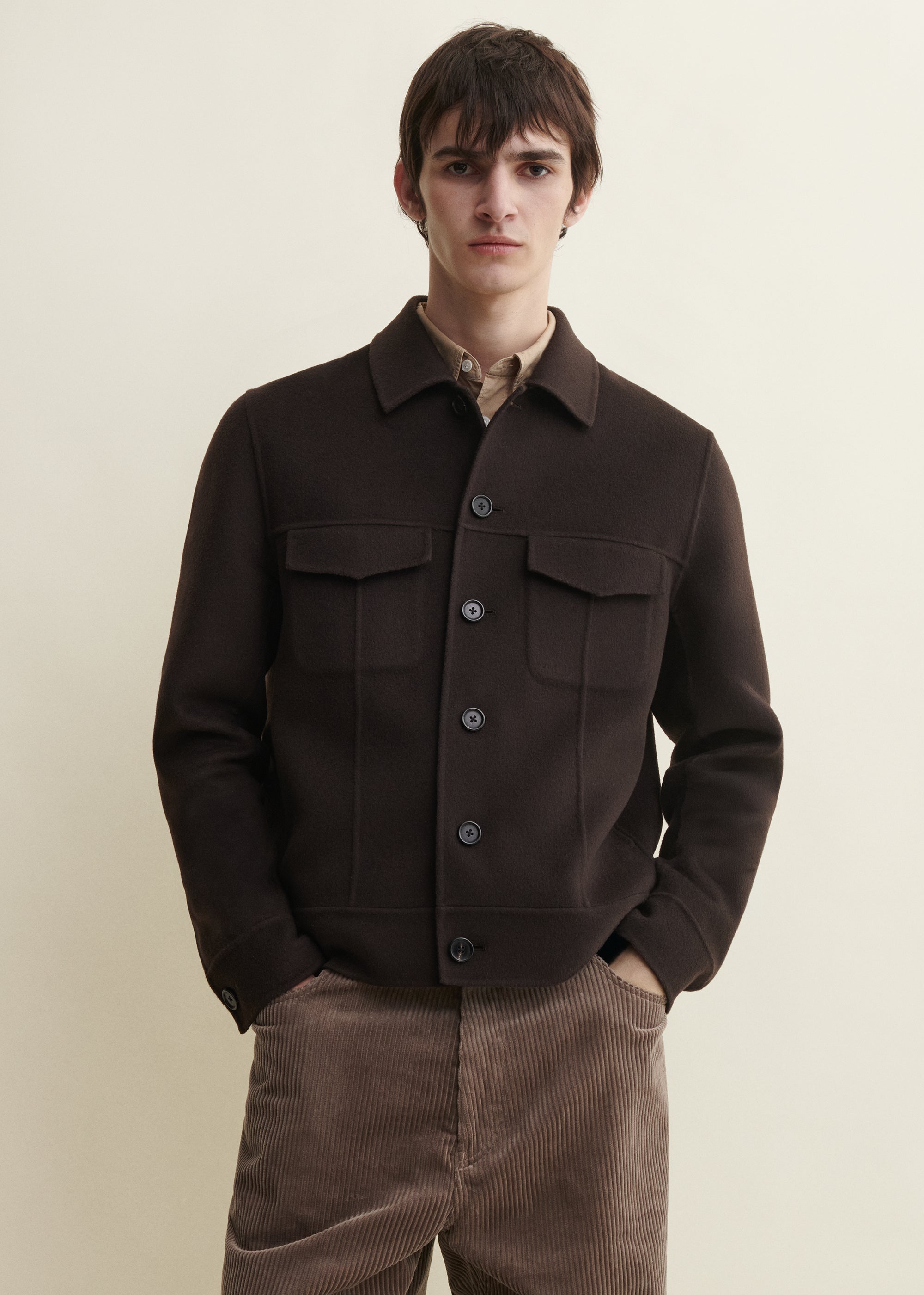 DANIEL | Wool jacket | Umber