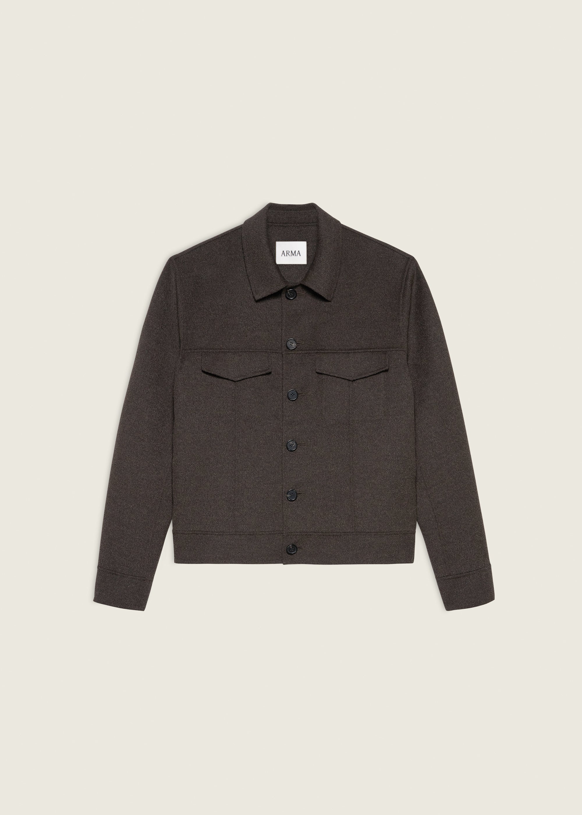 DANIEL | Wool jacket | Umber