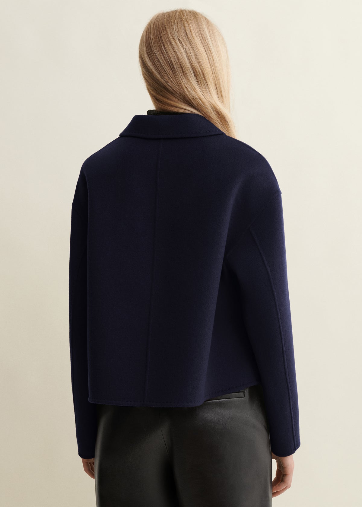 Kerry | Cropped Wool Jacket | Night