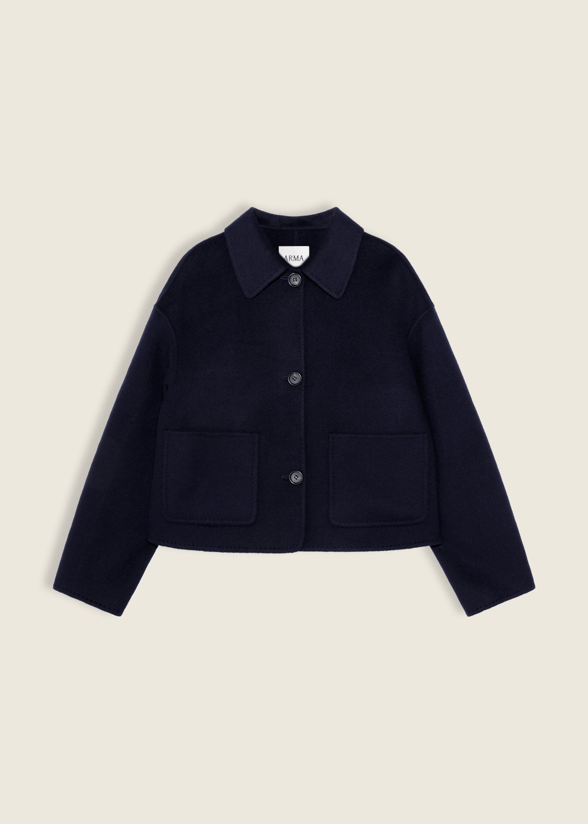 Kerry | Cropped Wool Jacket | Night
