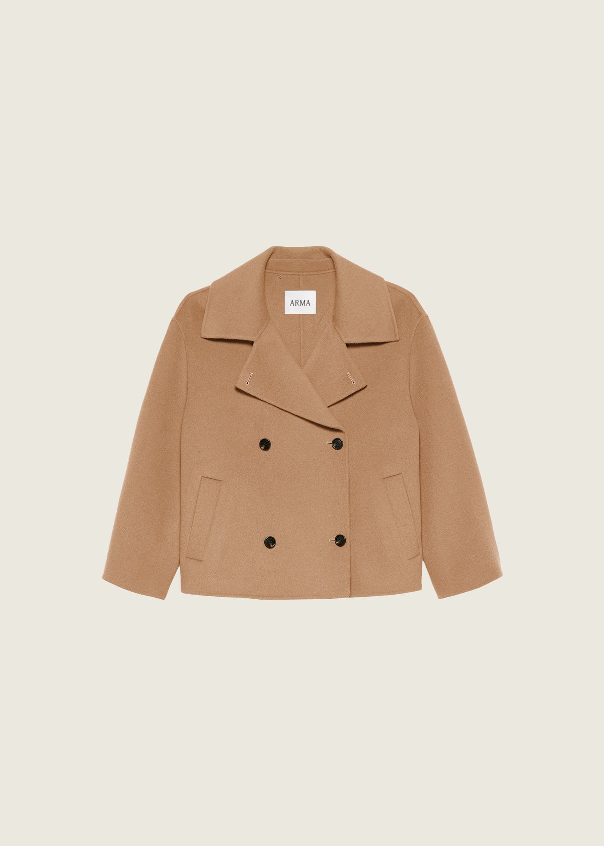 Manila | Wool Jacket | Dark Beige