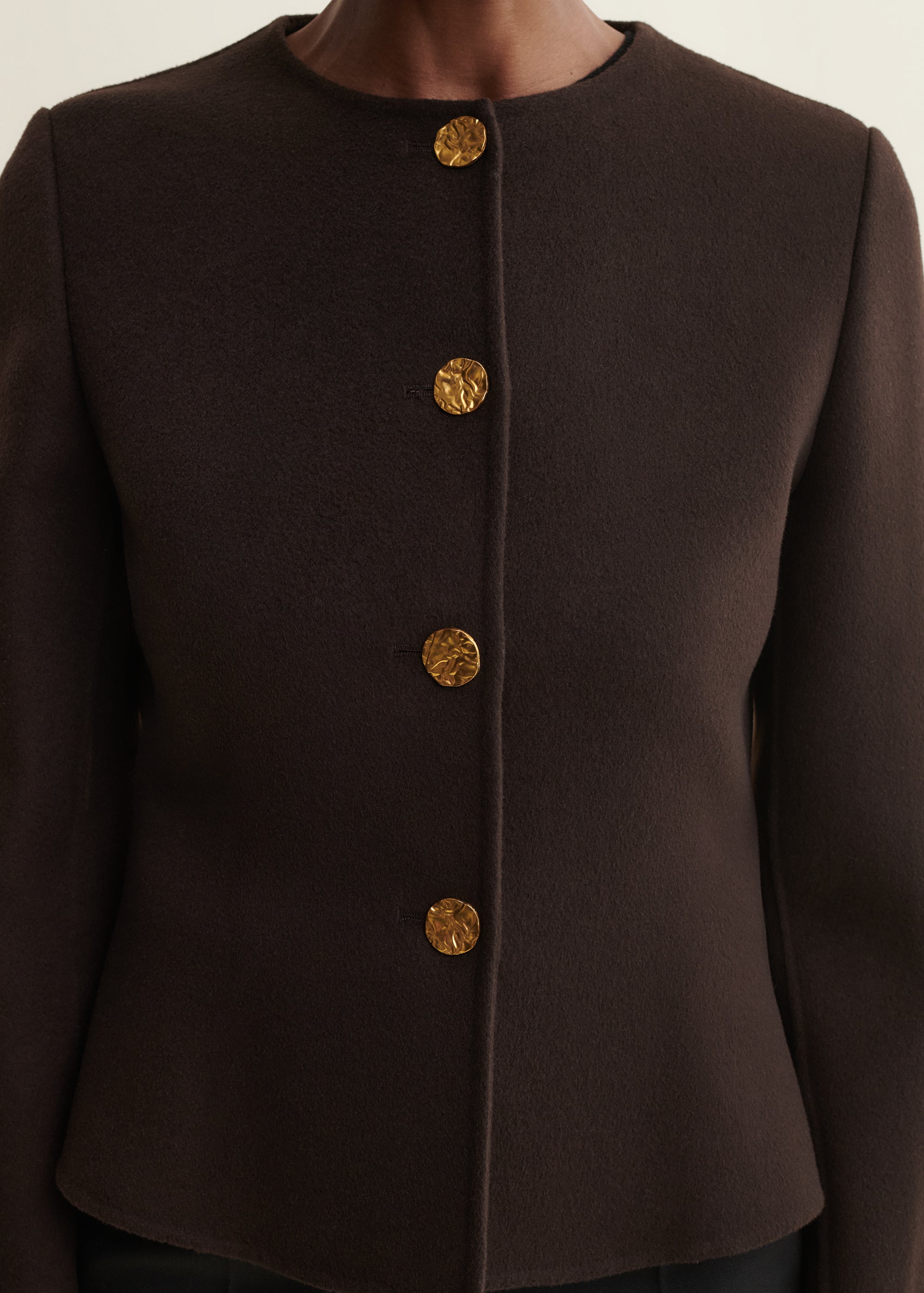 LORENA | Wool Jacket | UMBER
