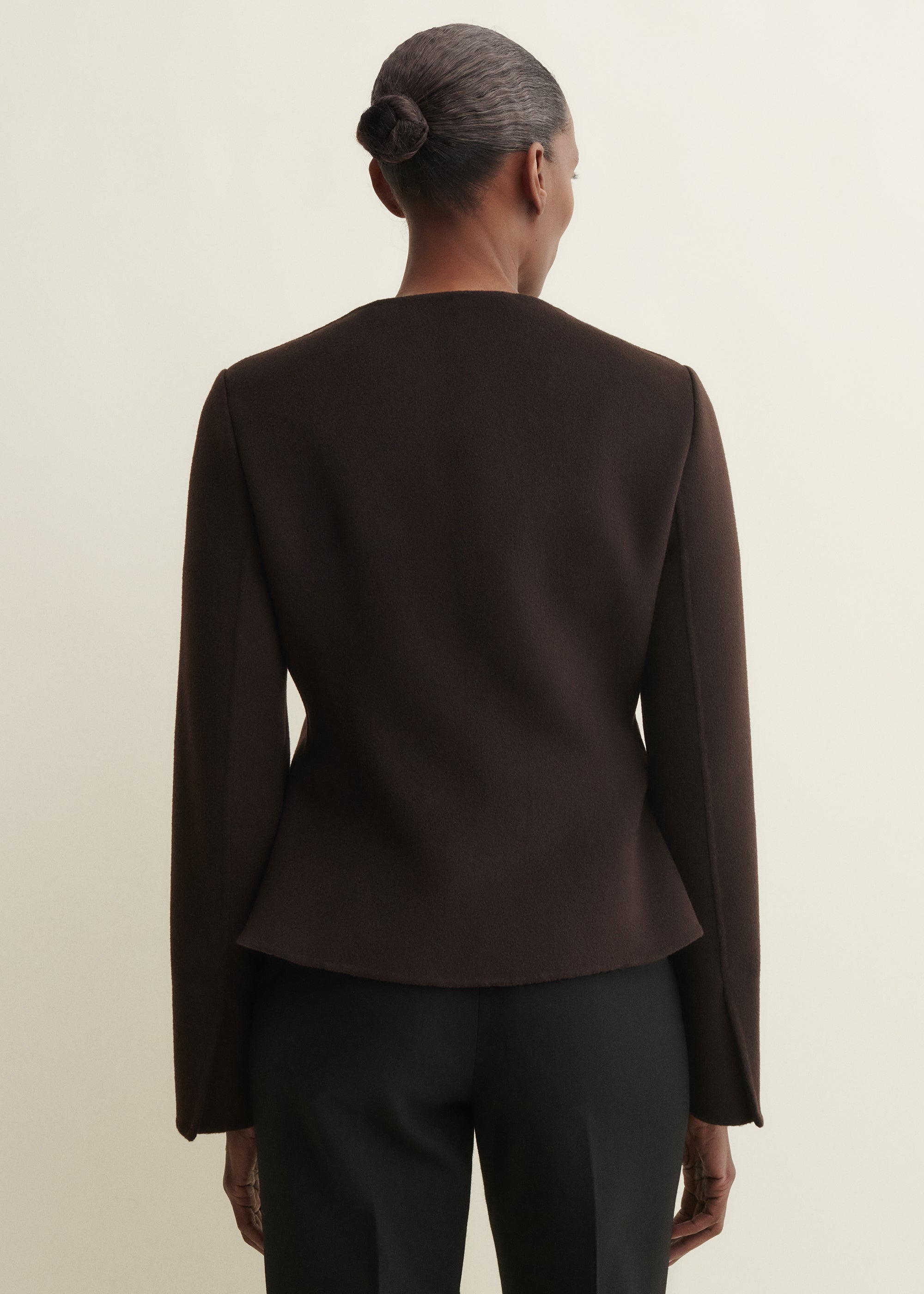 LORENA | Wool Jacket | UMBER
