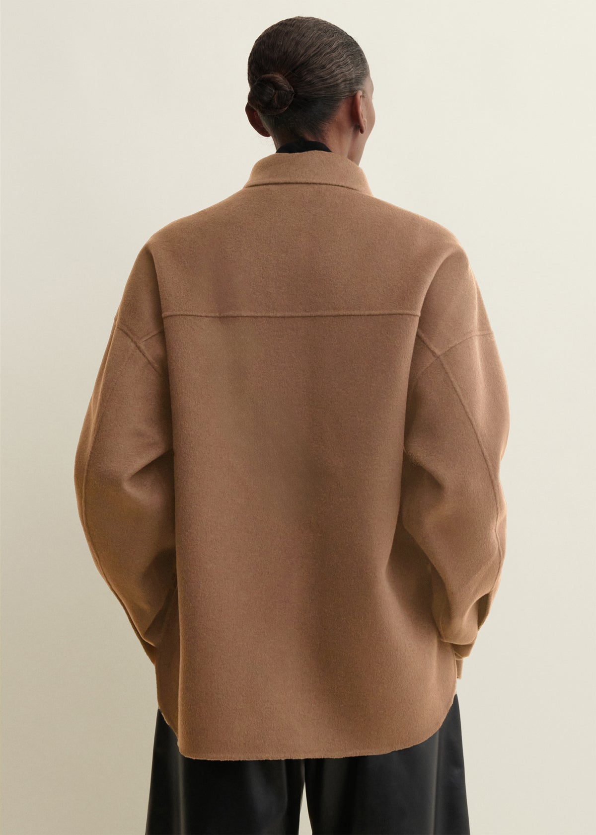 Gia | Wollmantel | Dark Beige