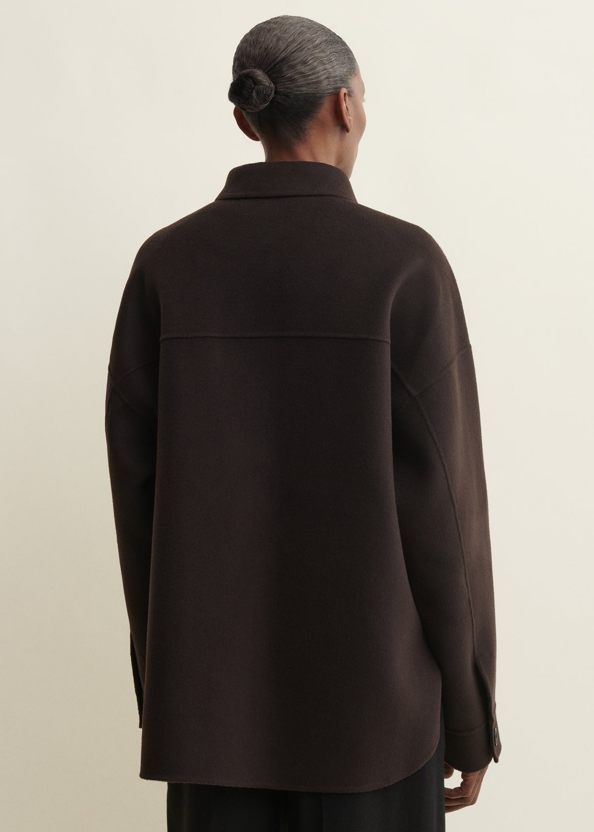 Gia | Wool Coat | Umber