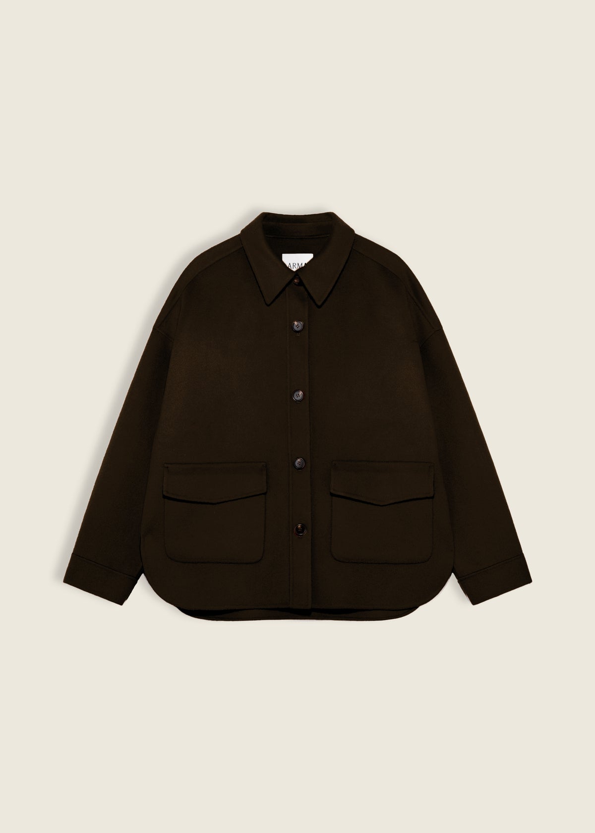 Gia | Wool Coat | Umber